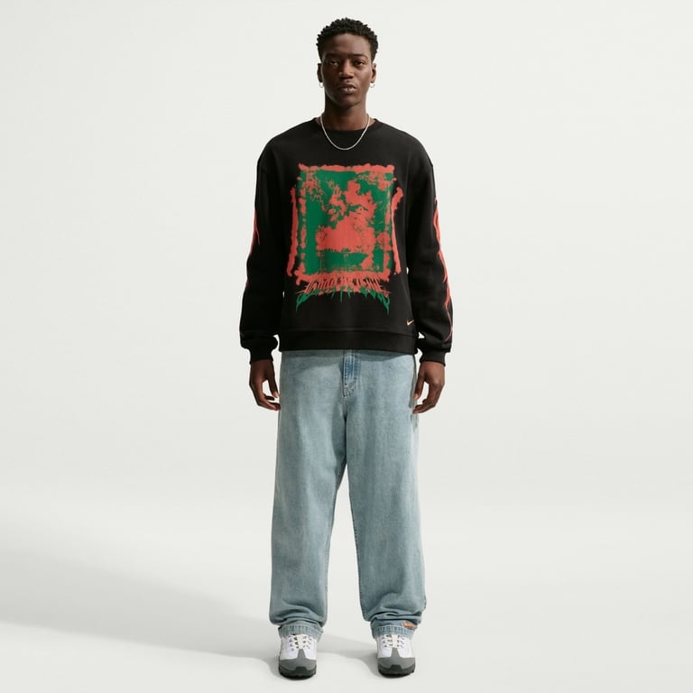 Толстовка Nike Sportswear Fleece Crew-Neck (IQ7000010) - фото