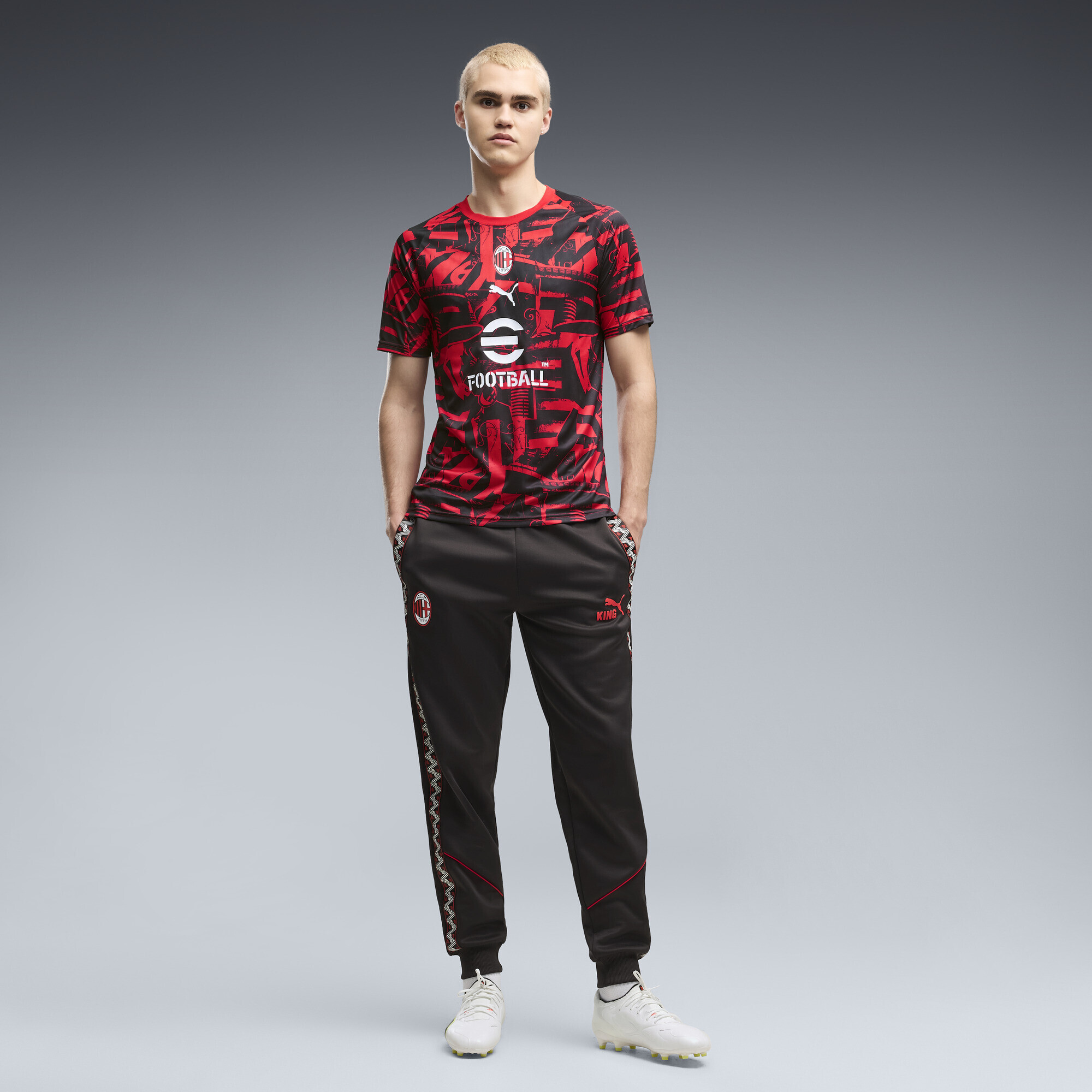 Футболка Puma AC Milan Warmup Jersey (78667511) - фото