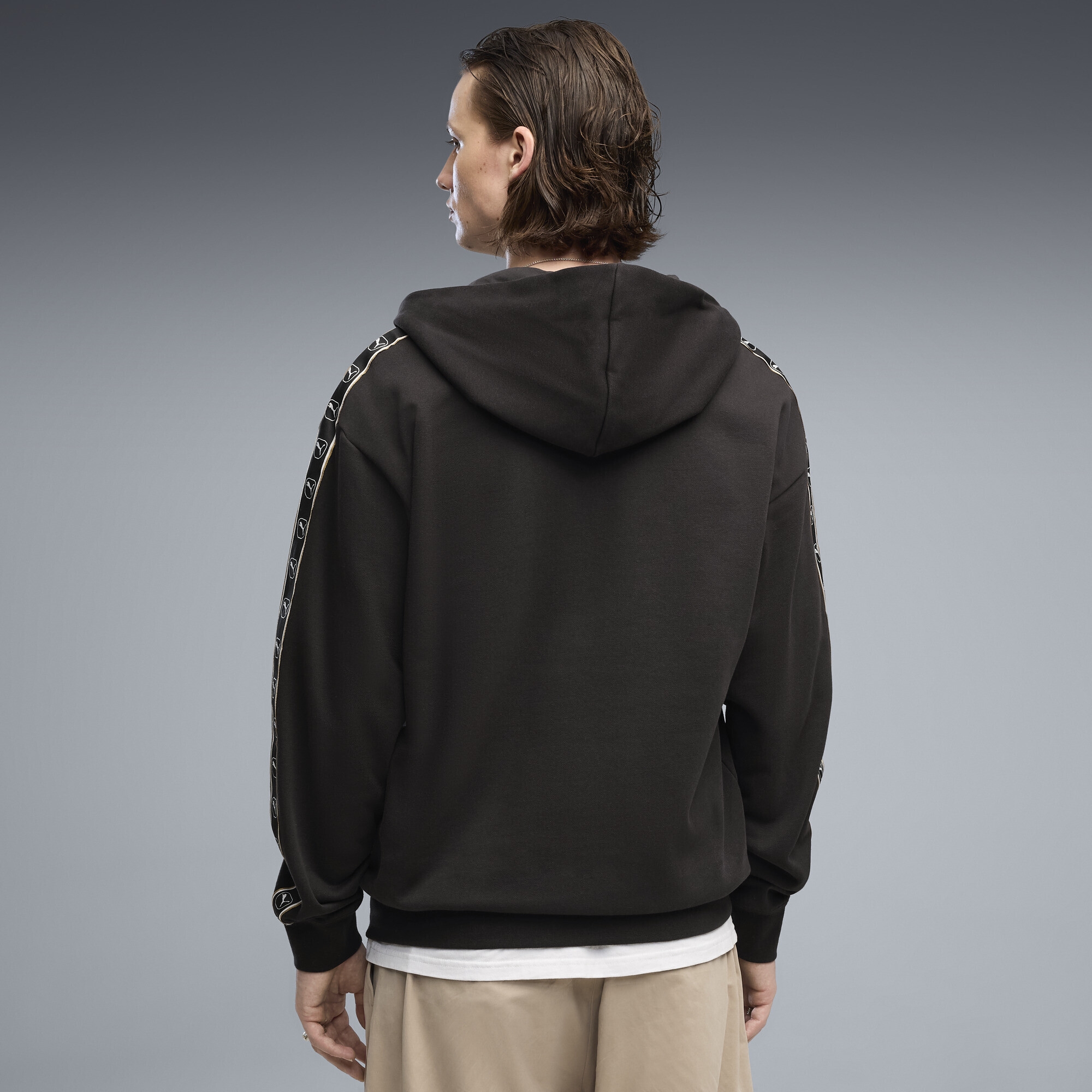 Толстовка Puma Ess Elevated Tape Full-Zip Fleece (69434301) - фото