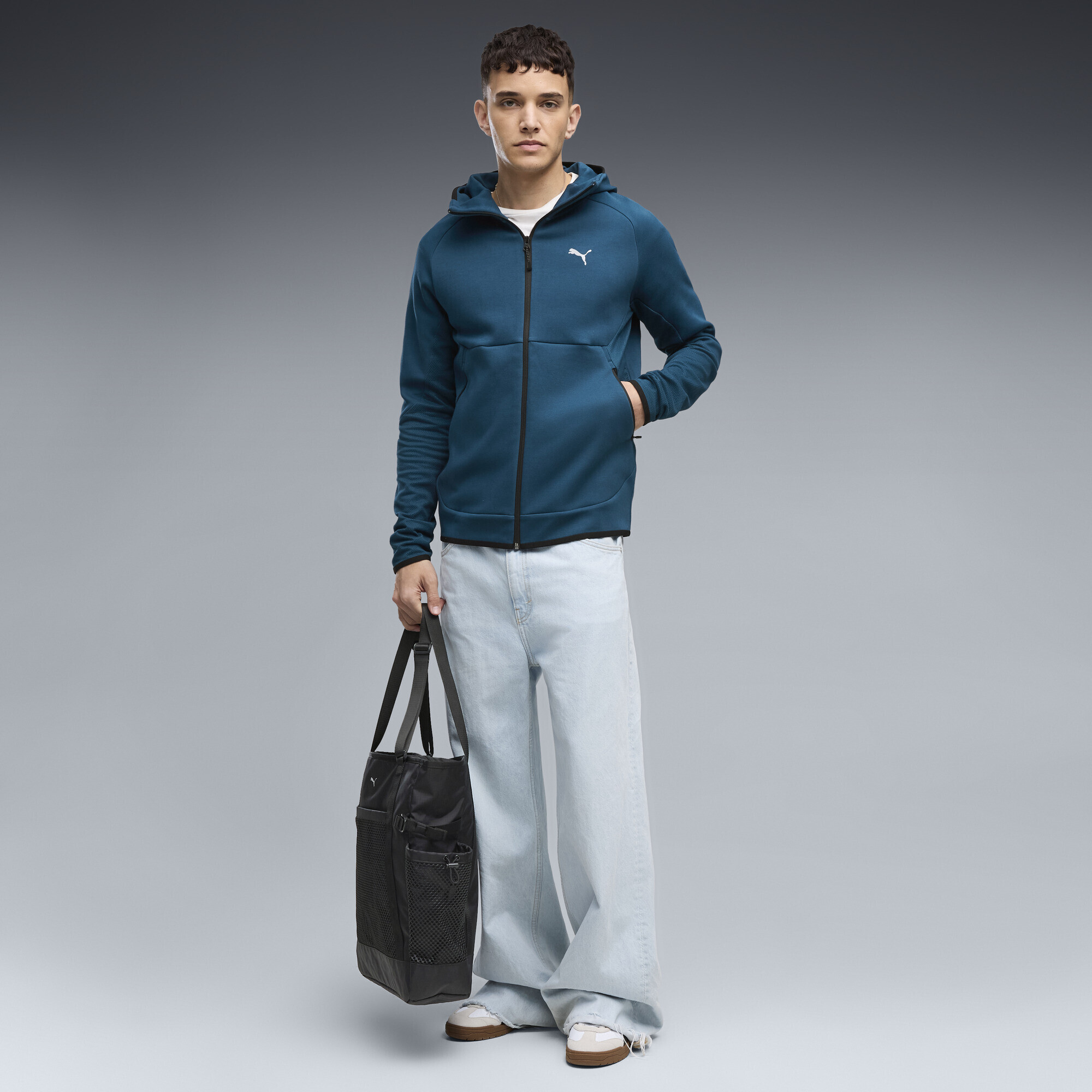 Толстовка Puma Pumatech Slim Elevated Full-Zip (69395136) - фото