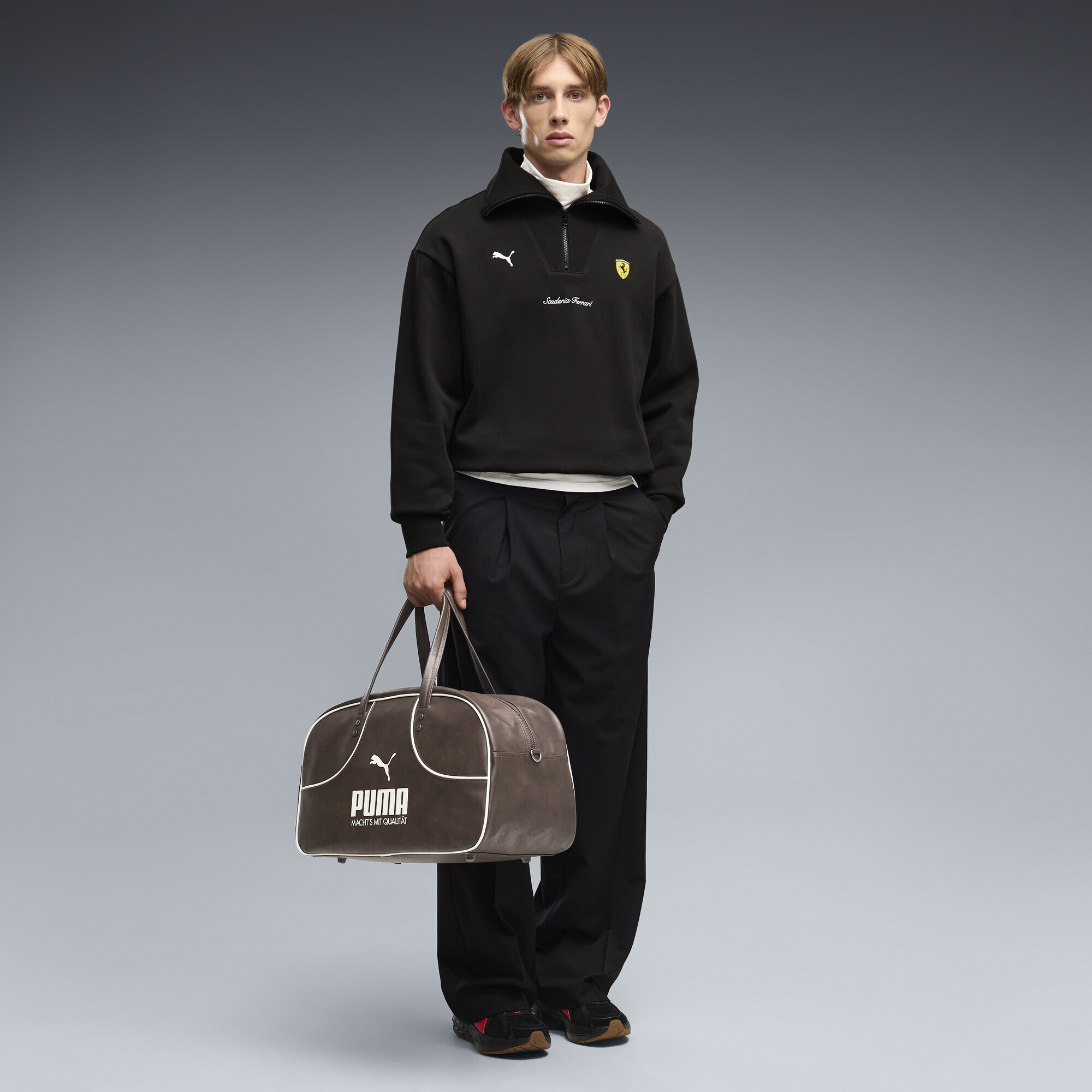 Толстовка Puma Scuderia Ferrari Little Shield Half-Zip (63700201) - фото