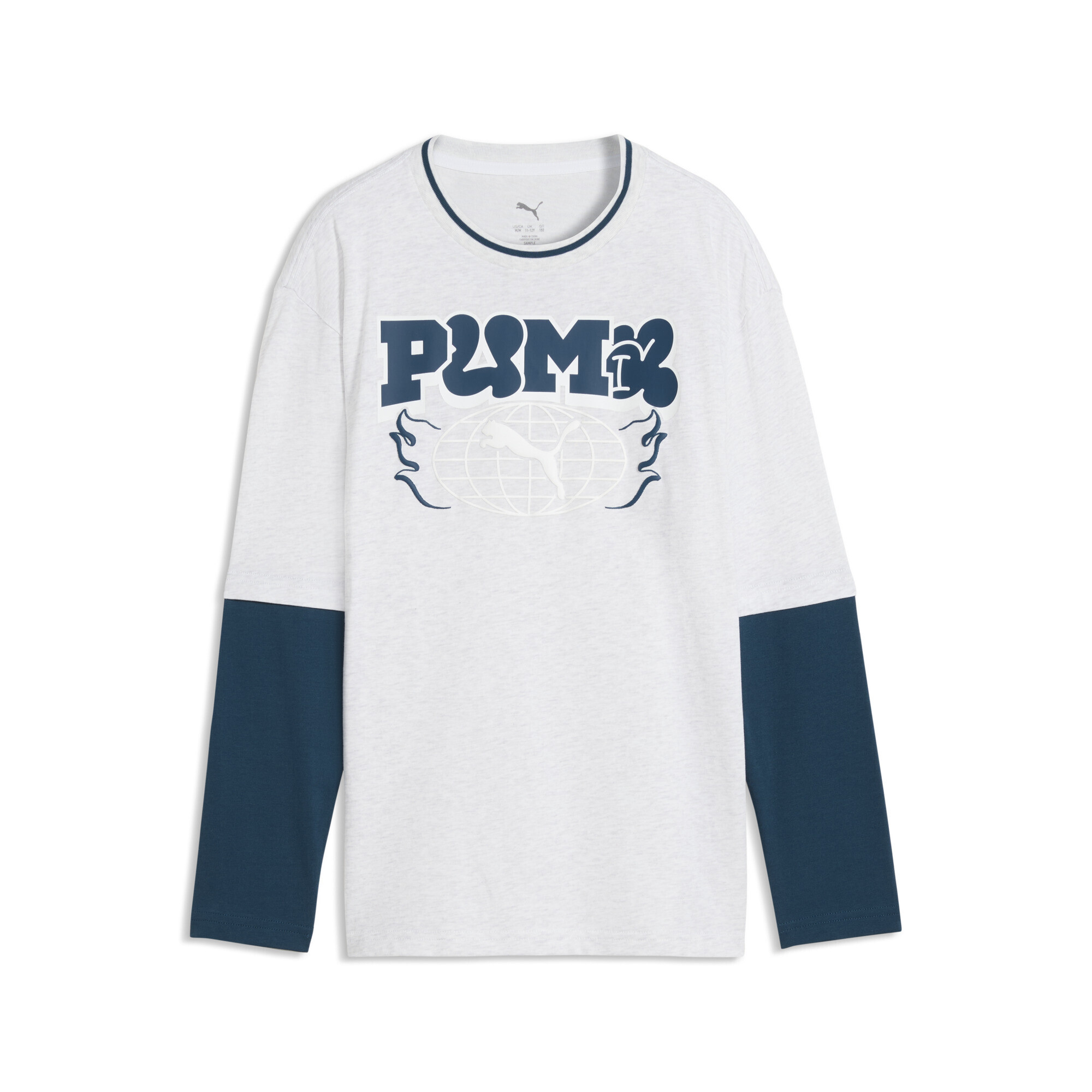 Футболка з довгим рукавом Puma Mid90s Layered Long Sleeve (69466205) - фото