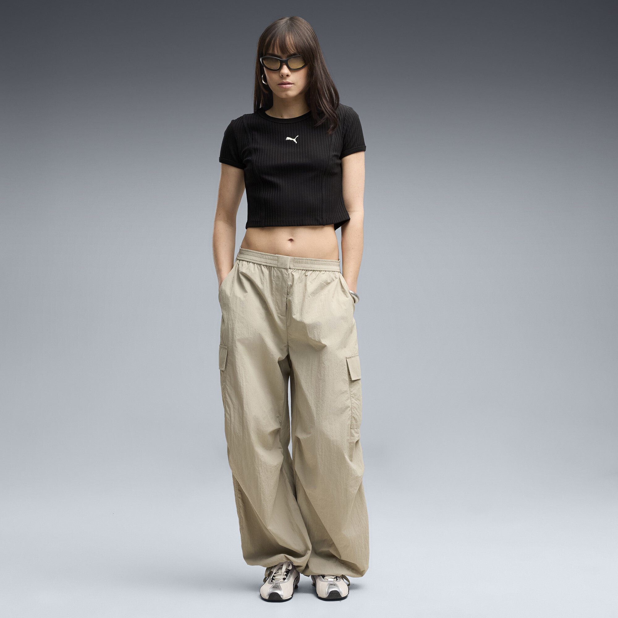 Футболка Puma Ess Ribbed Baby Tee (63666501) - фото