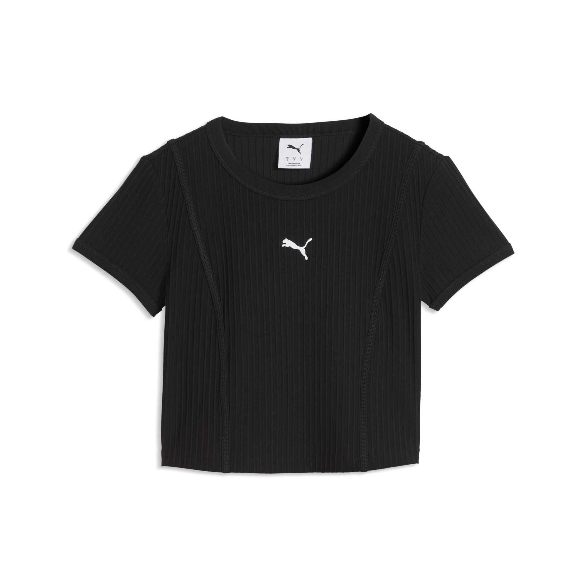 Футболка Puma Ess Ribbed Baby Tee (63666501) - фото