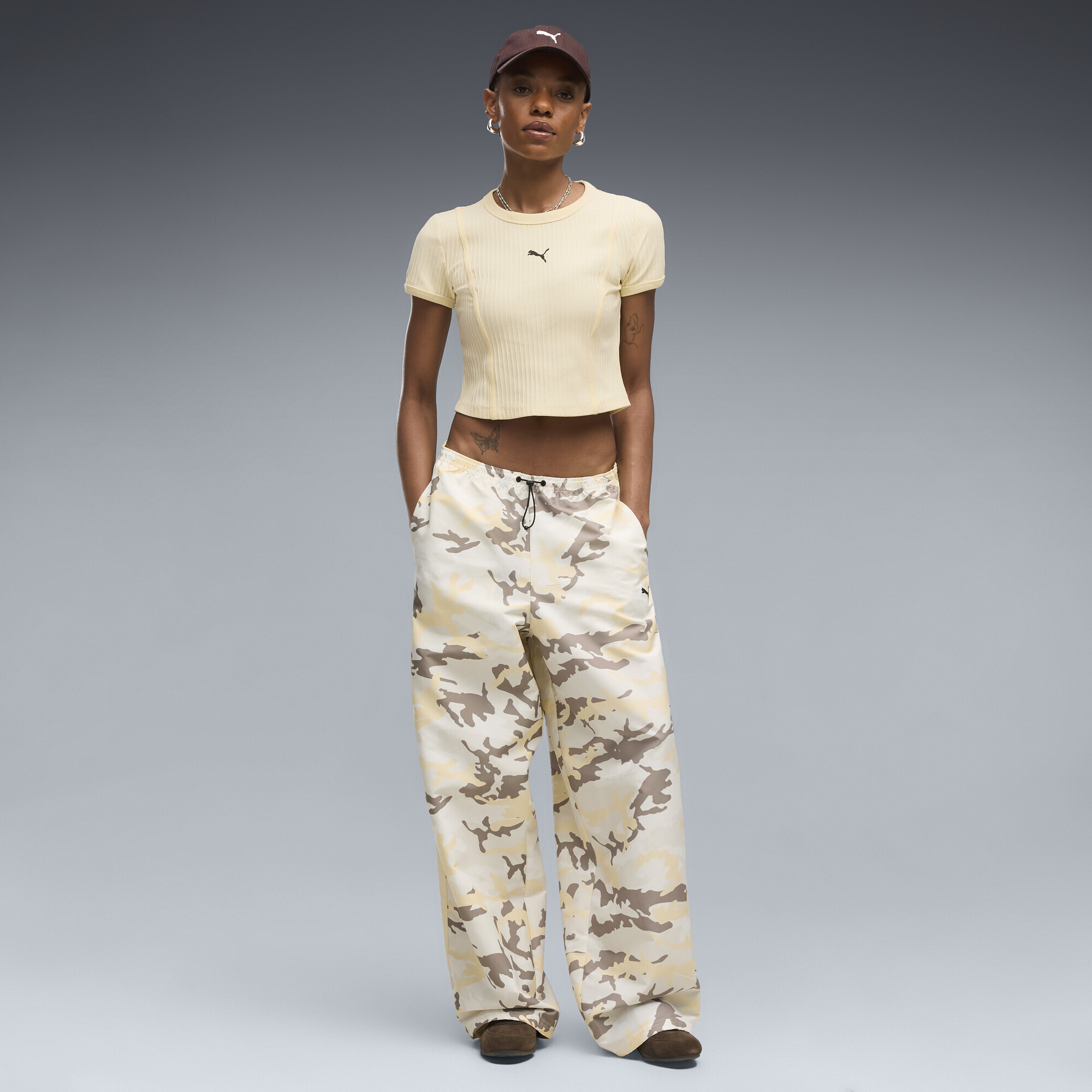Футболка Puma Ess Ribbed Baby Tee (63666588) - фото