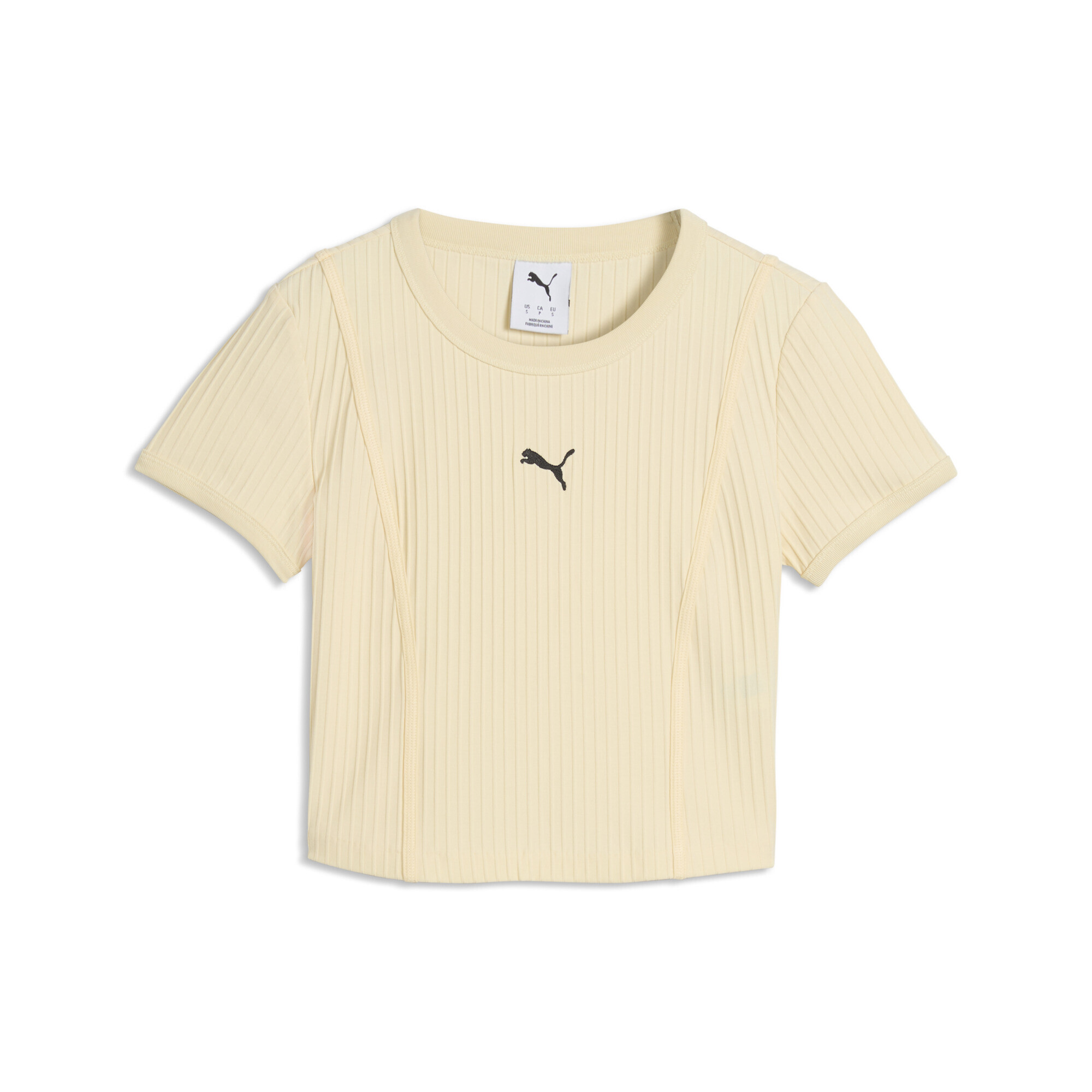 Футболка Puma Ess Ribbed Baby Tee (63666588) - фото