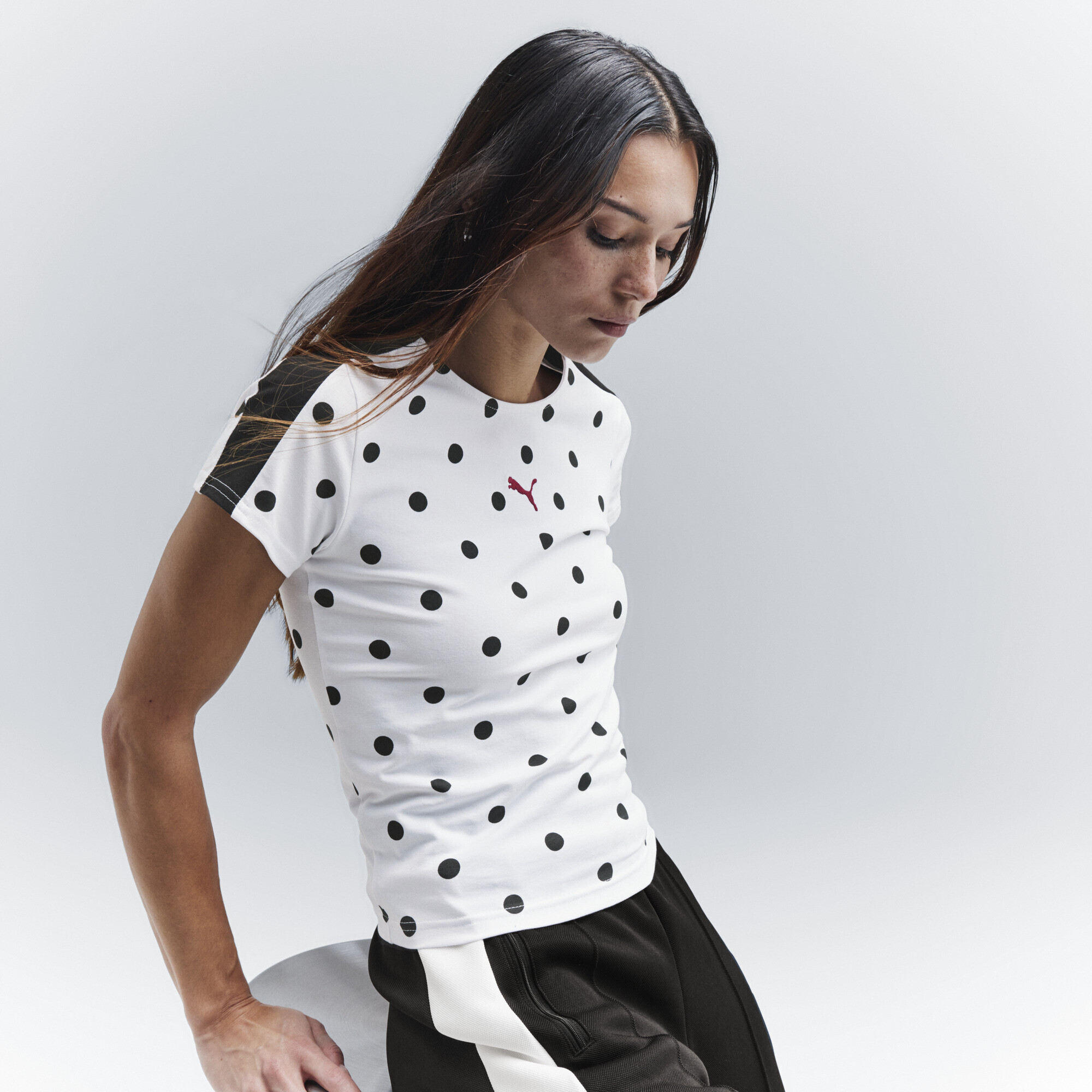 Футболка Puma T7 Polka Dots Slim (64194202) - фото