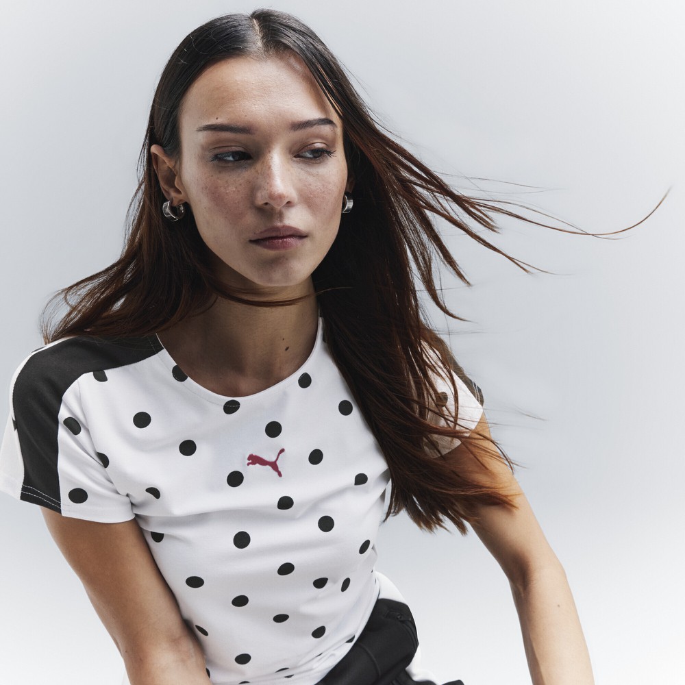Футболка Puma T7 Polka Dots Slim (64194202) - фото