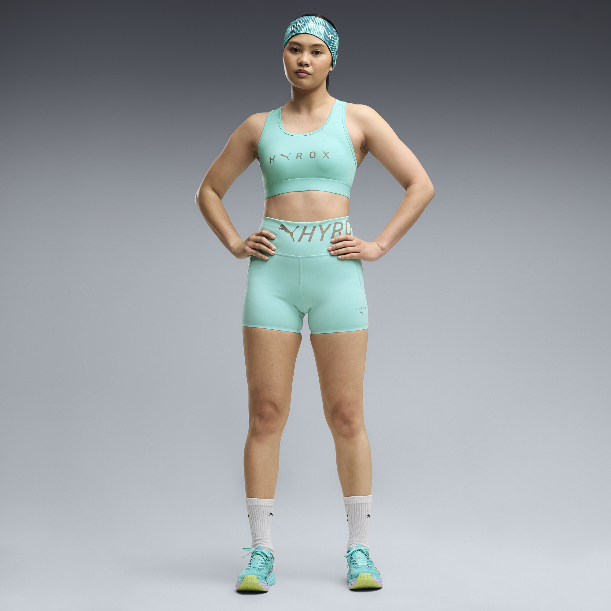 Топ Puma x Hyrox Mid Sports Bra (52897420) - фото