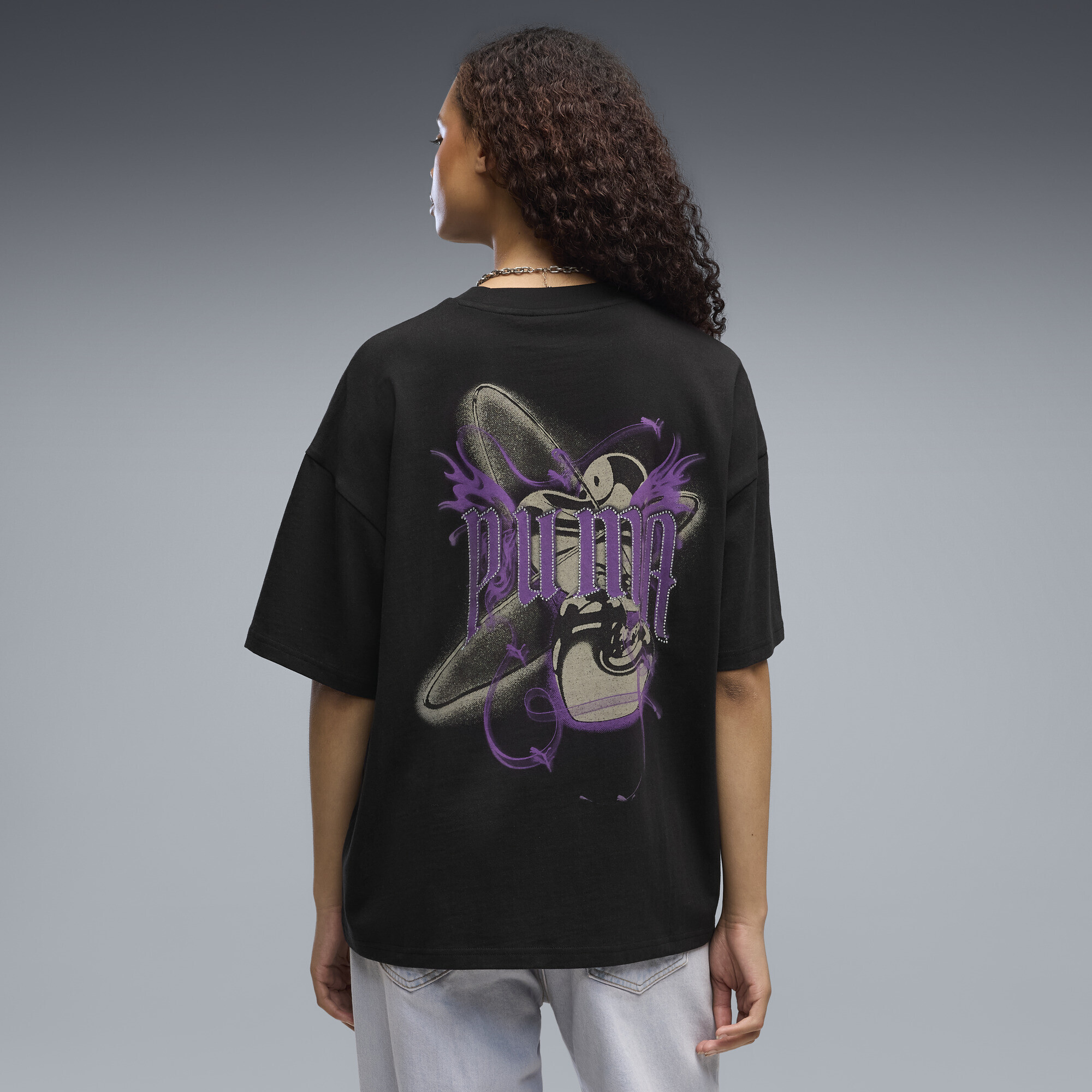 Футболка Puma Street Glam Bedazzled Graphic (63665301) - фото