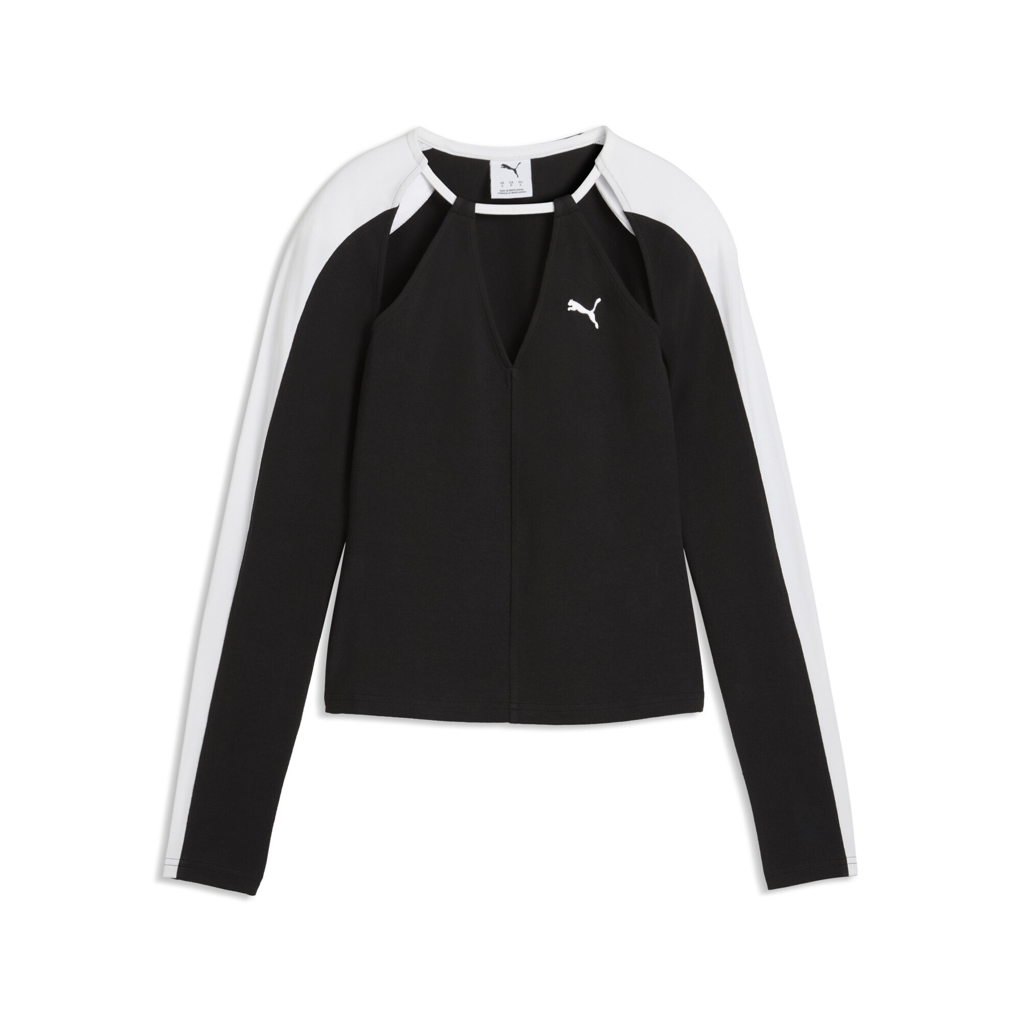 Футболка з довгим рукавом Puma T7 Slim Cut-Outs Long Sleeve (63757601) - фото