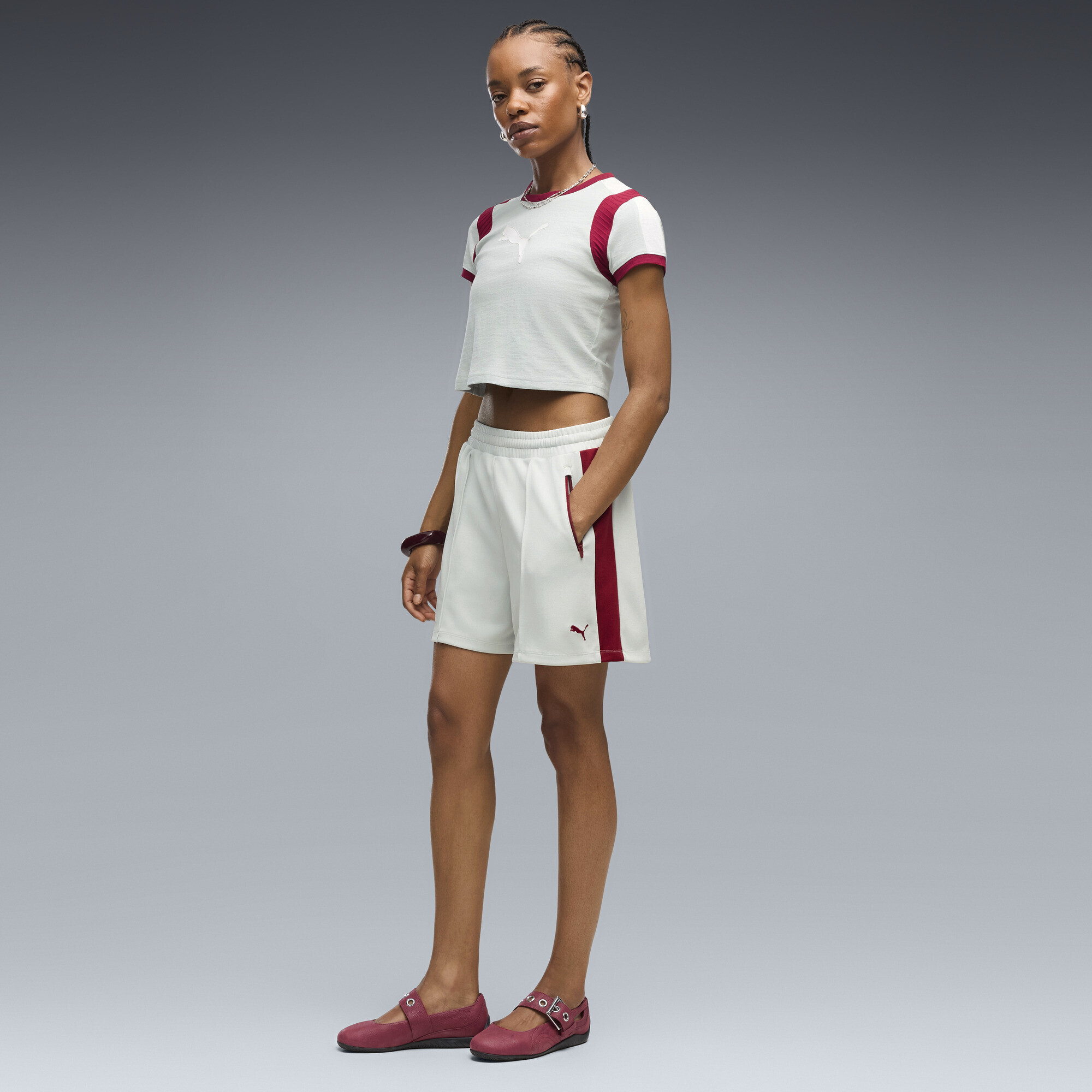 Шорти Puma T7 Relaxed Pintuck 4" (63462029) - фото
