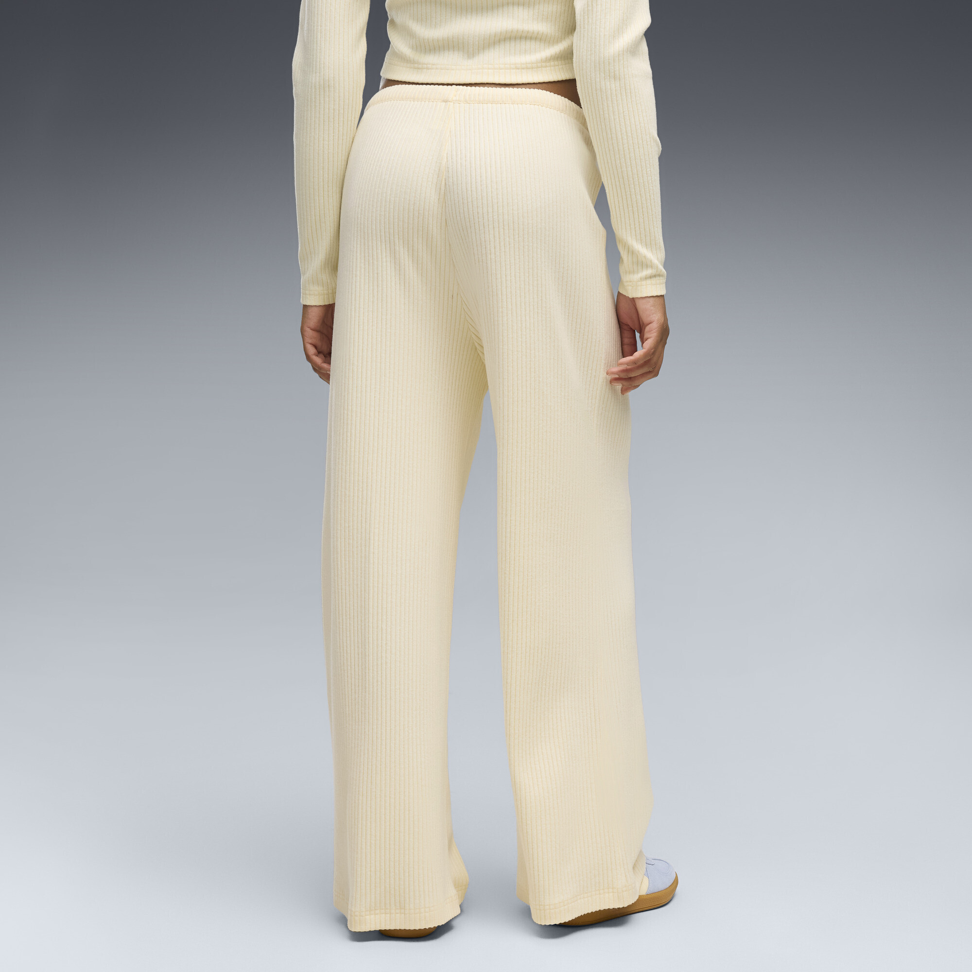 Штани Puma Ess Ribbed Wide Leg Soft Touch (63666788) - фото
