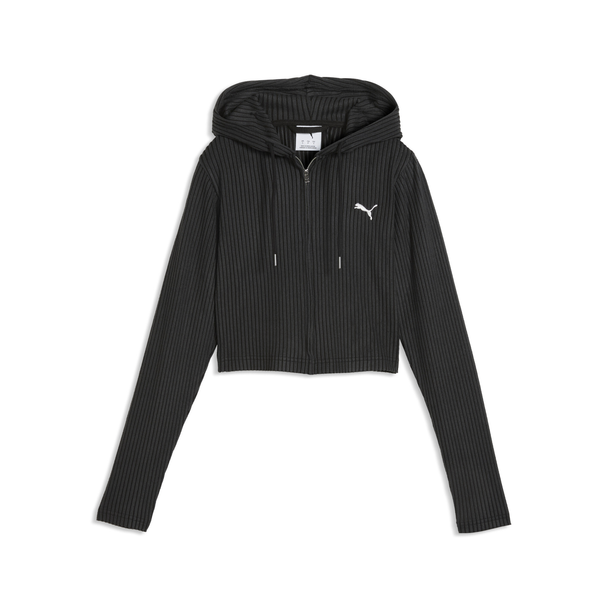 Толстовка Puma Ess Ribbed Full-Zip Soft Touch (63666901) - фото