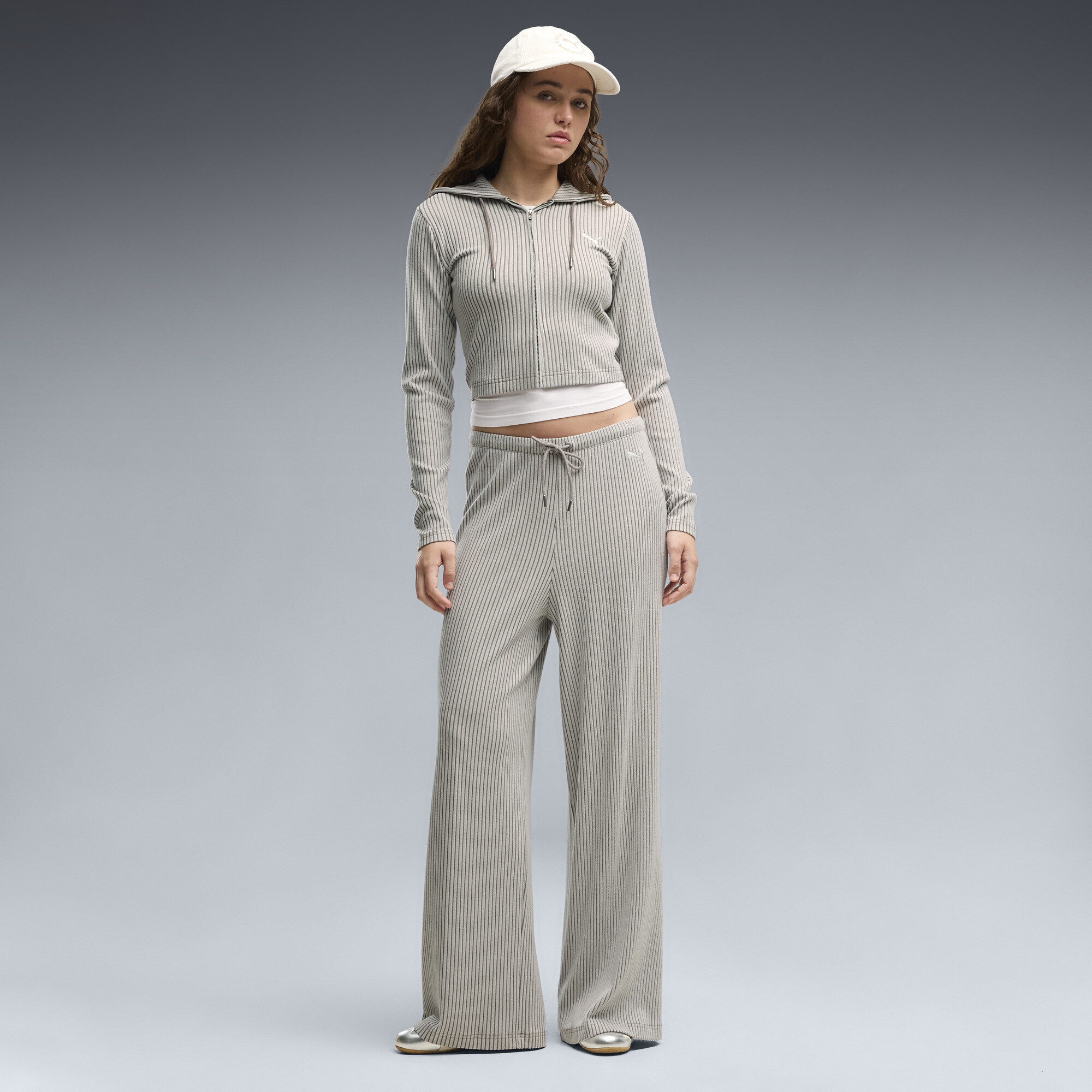 Толстовка Puma Ess Ribbed Full-Zip Soft Touch (63666981) - фото