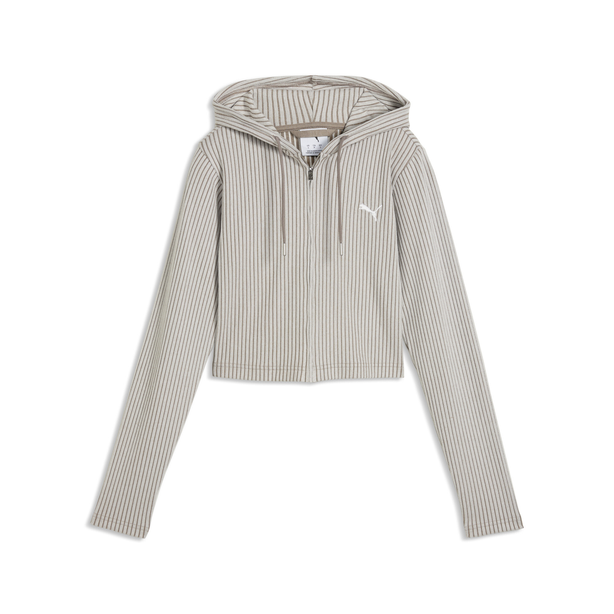 Толстовка Puma Ess Ribbed Full-Zip Soft Touch (63666981) - фото