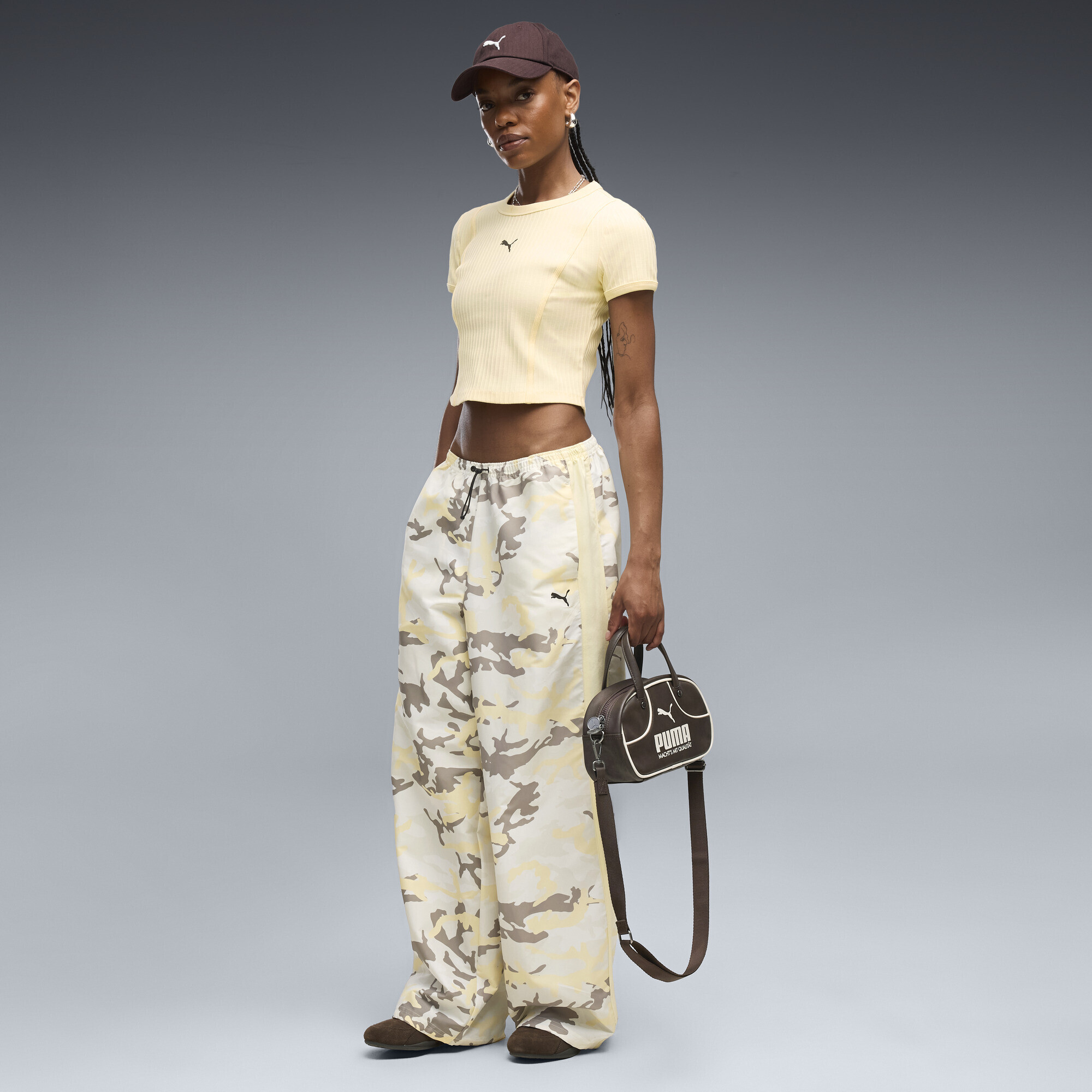 Штани Puma Street Glam Relaxed Camo (63834688) - фото