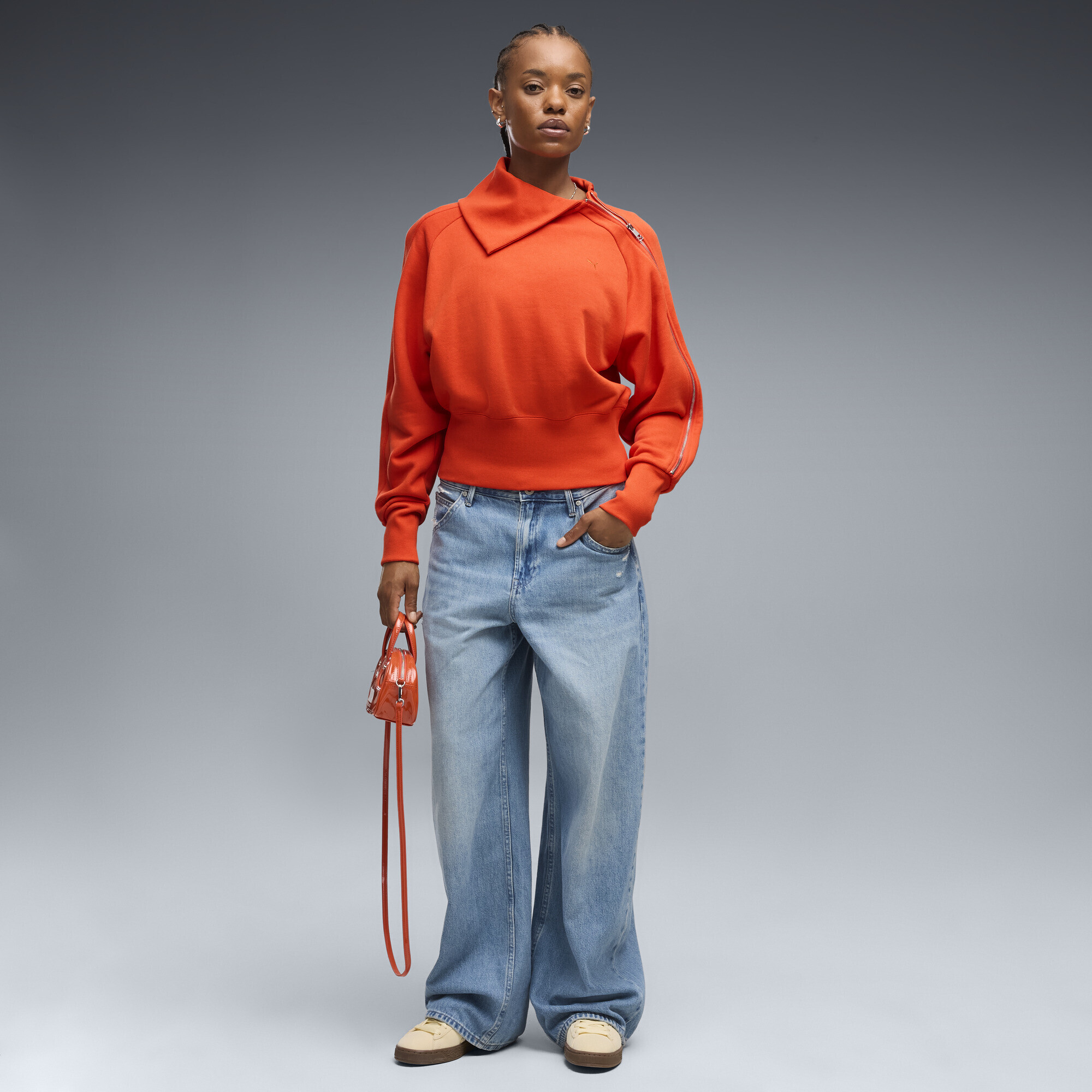 Толстовка Puma T7 Asymmetrical Zip (63720721) - фото