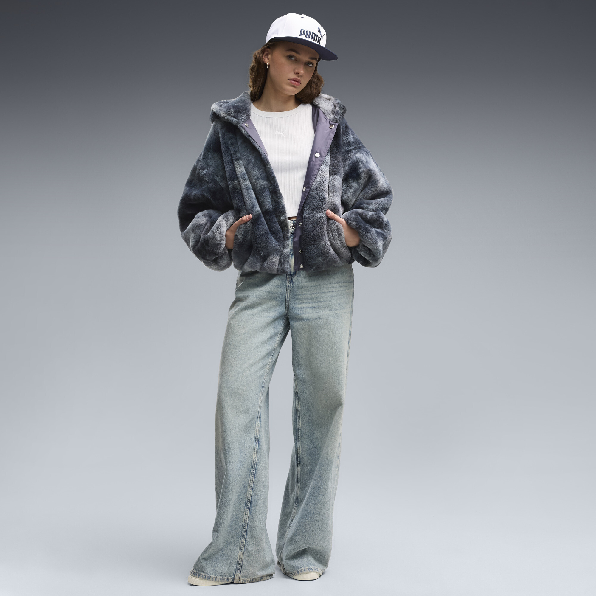 Куртка Puma Street Glam Highloft Fleece (63714235) - фото