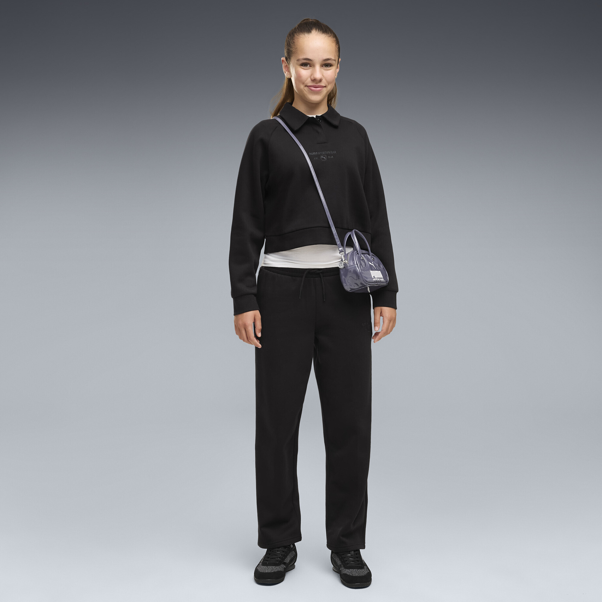 Толстовка Puma Class Relaxed Cropped Fleece (69485101) - фото