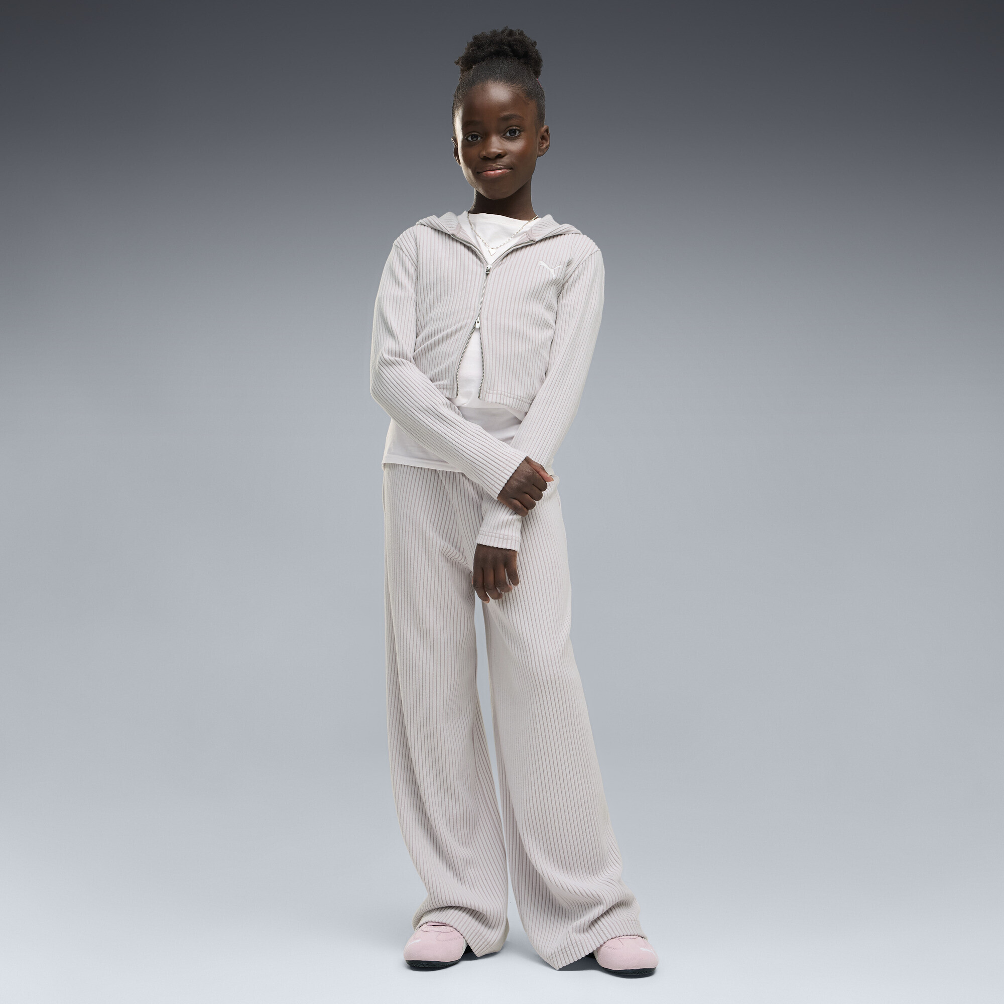 Толстовка Puma Ess Slim Ribbed Full-Zip Soft Touch (63780049) - фото
