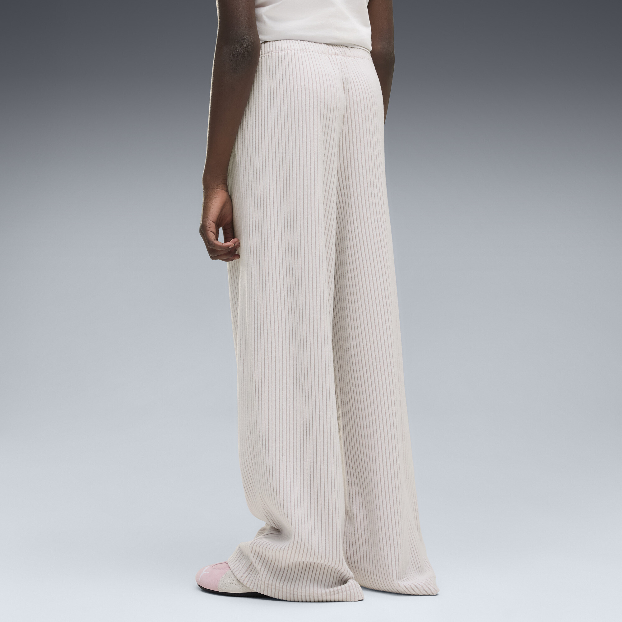 Штани Puma Ess Ribbed Wide Leg Soft Touch (63780249) - фото