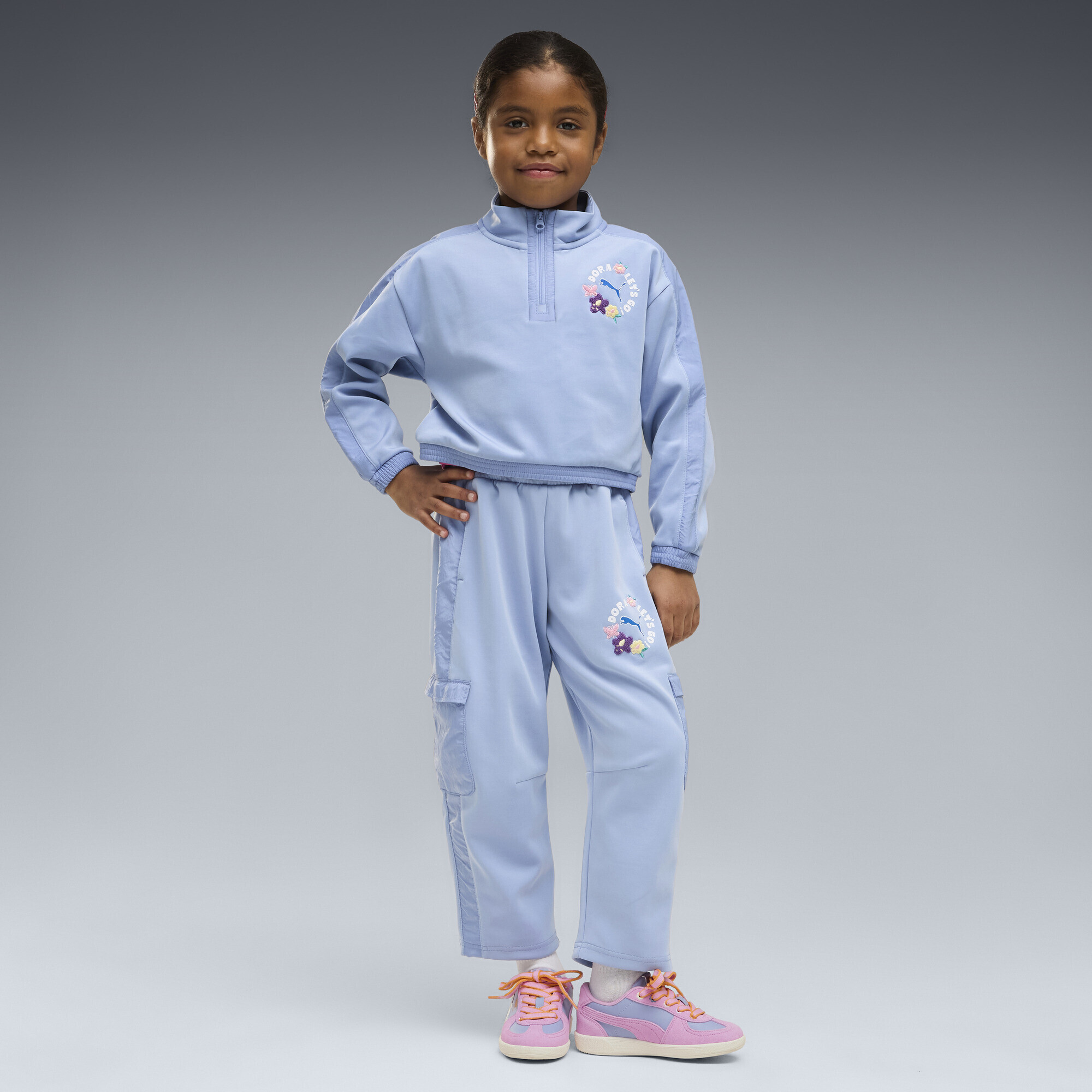 Толстовка Puma x Dora The Explorer T7 Relaxed Half-Zip (63762638) - фото