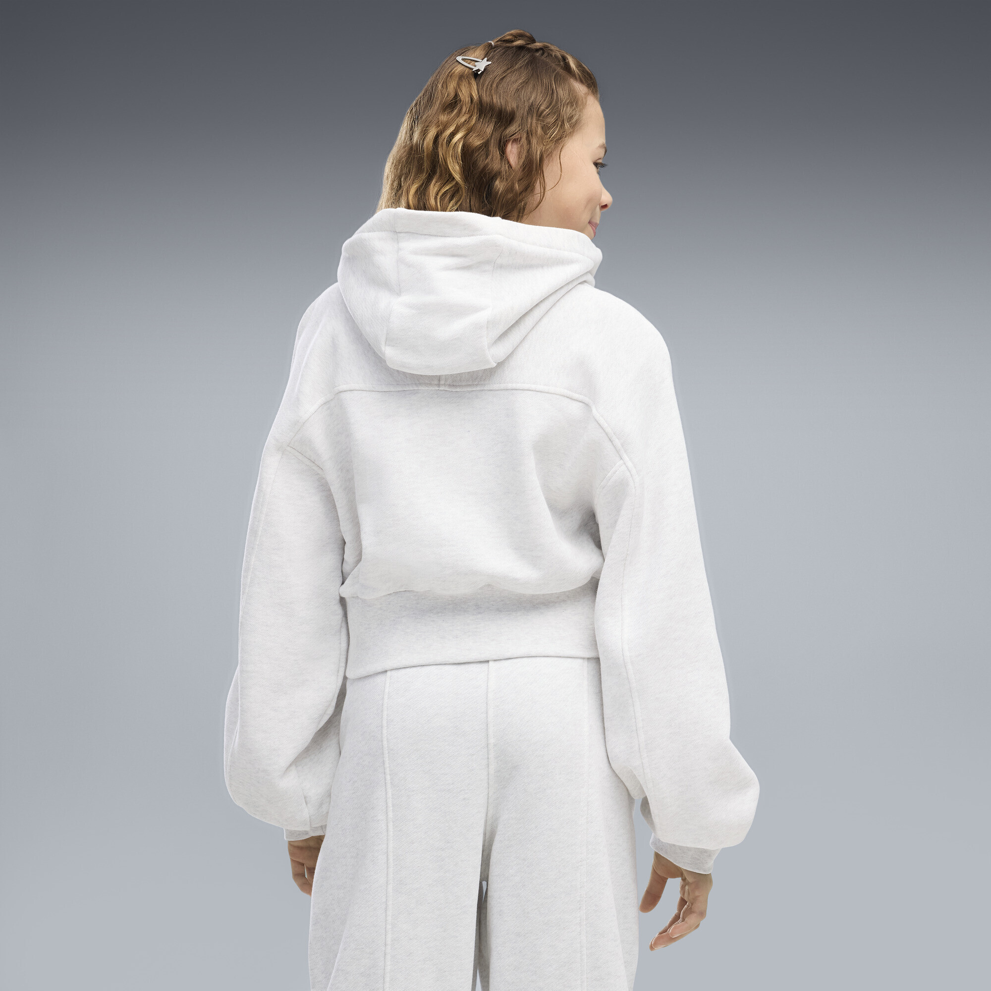 Толстовка Puma Ess Relaxed Cropped Balloon Sleeve (63780105) - фото