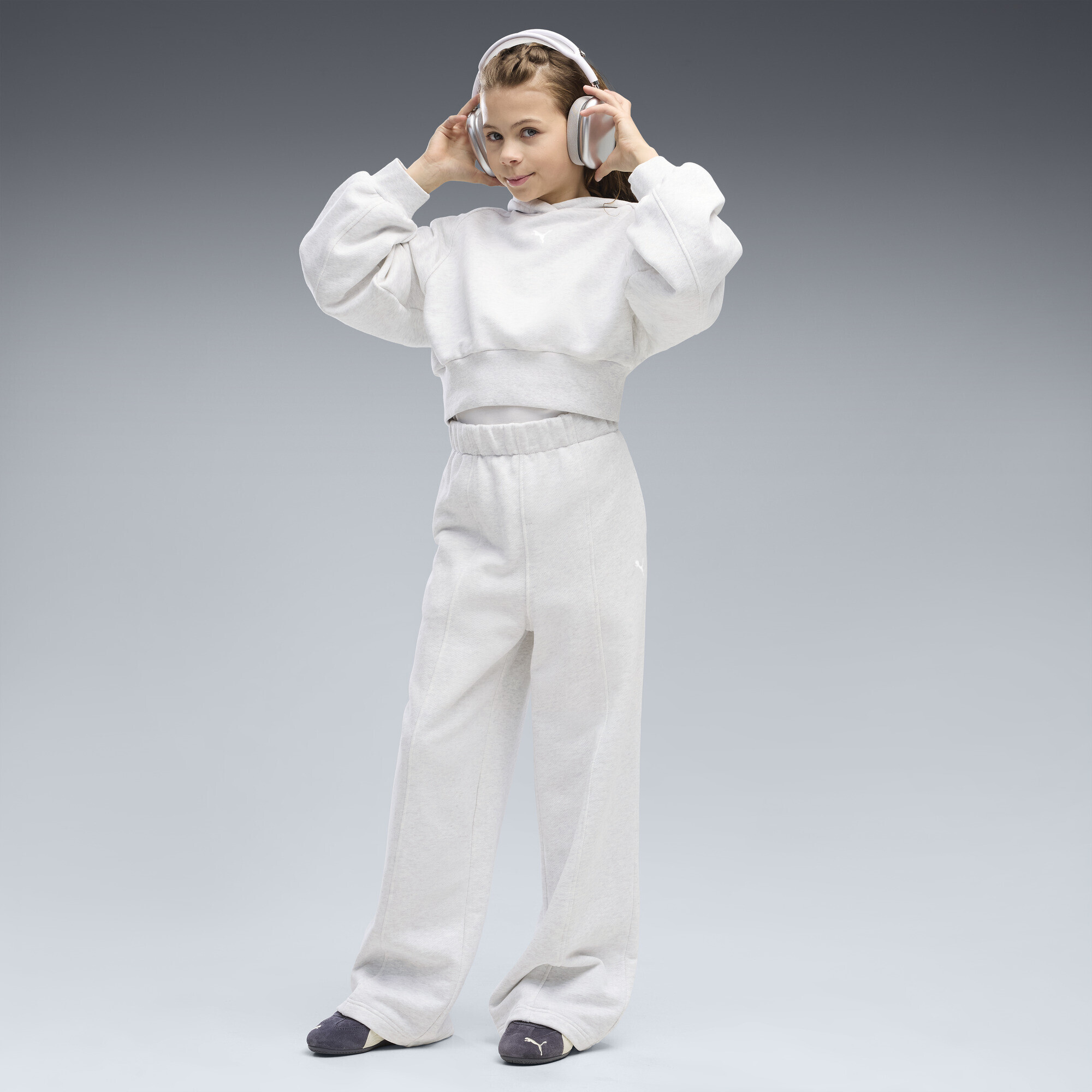 Толстовка Puma Ess Relaxed Cropped Balloon Sleeve (63780105) - фото