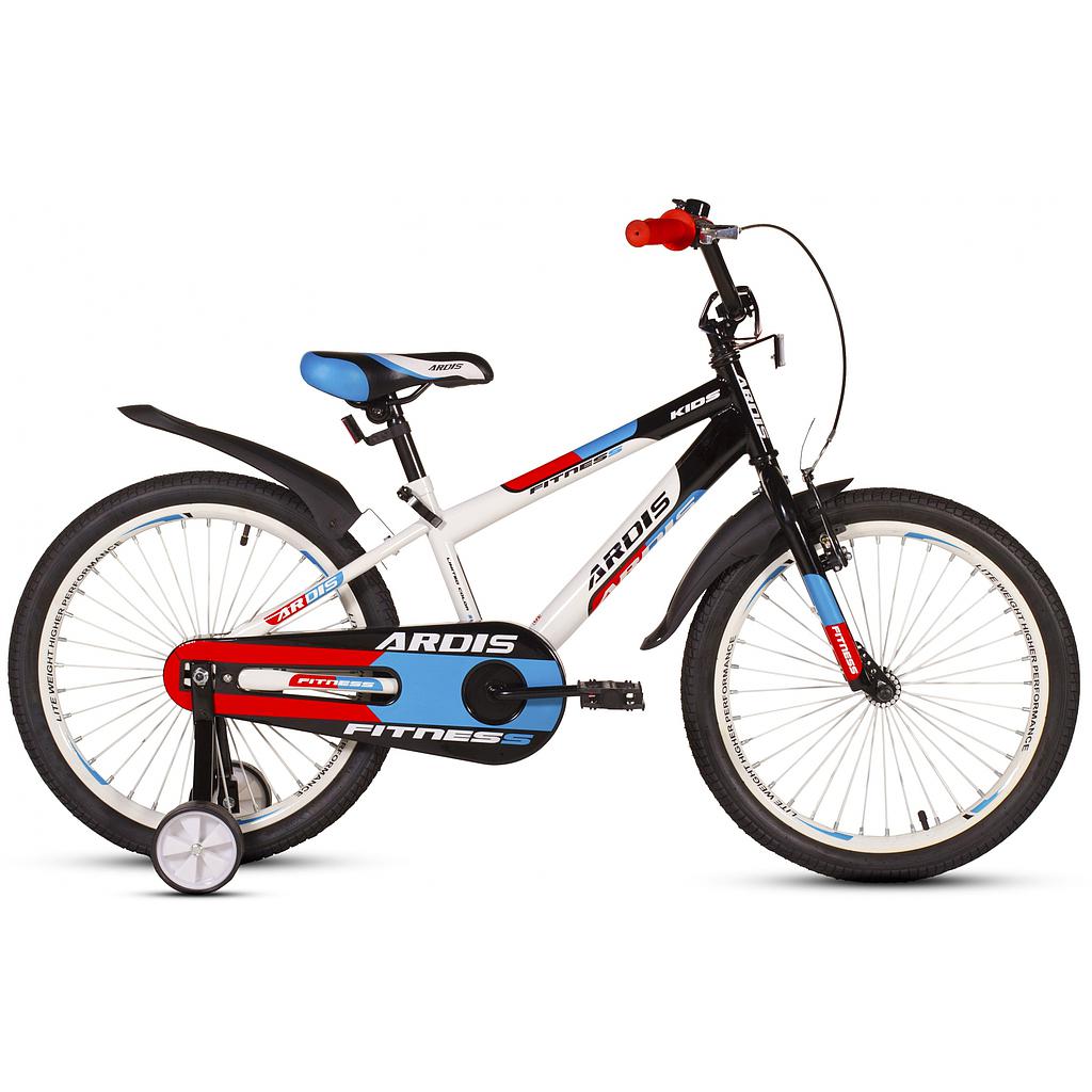 Детский велосипед ARDIS FITNESS BMX 20 (Черно-серый-оранжевый мат) - фото