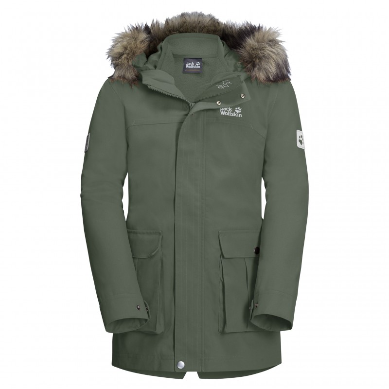 Куртка 3 в 1 Jack Wolfskin B ELK ISLAND 3IN1 PARKA (1606743_5032) - фото