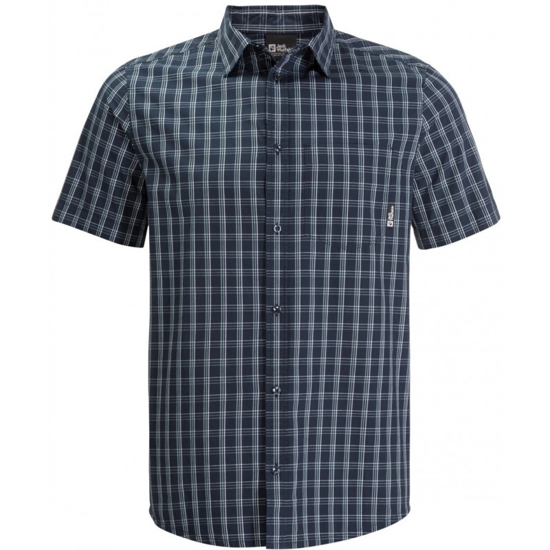 Тенниска  Jack Wolfskin HOT SPRINGS SHIRT M (1402333_7630) - фото