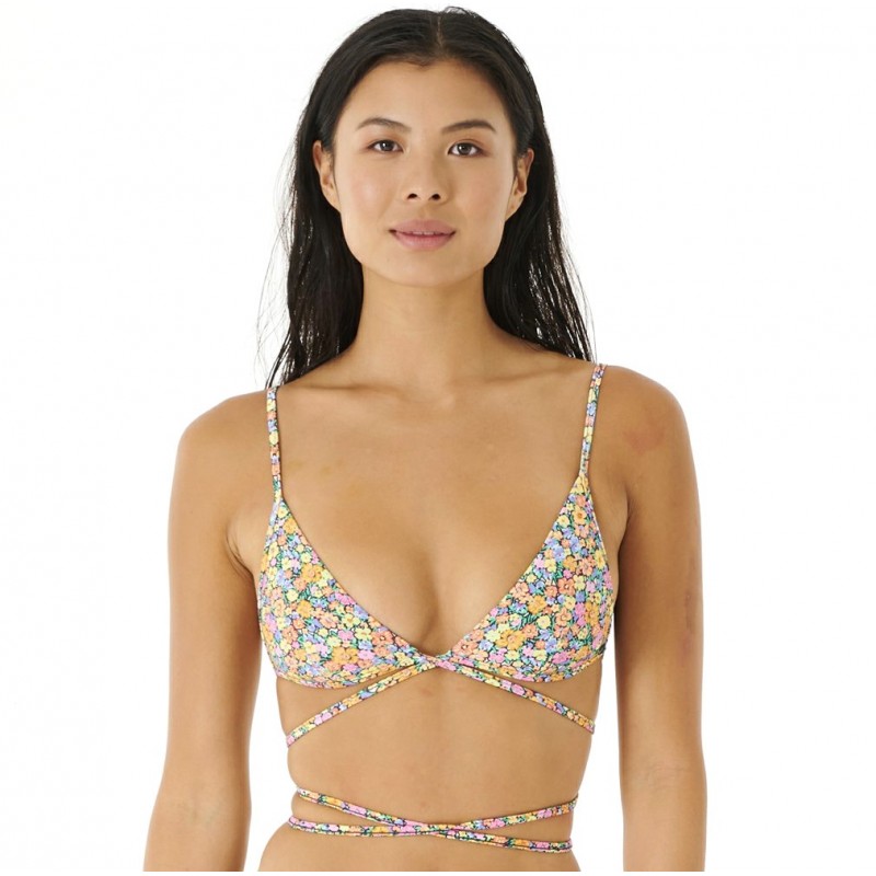 Лиф Rip Cupl AFTERGLOW FLORAL WRAP TRI TOP  (067WSW-3282) - фото