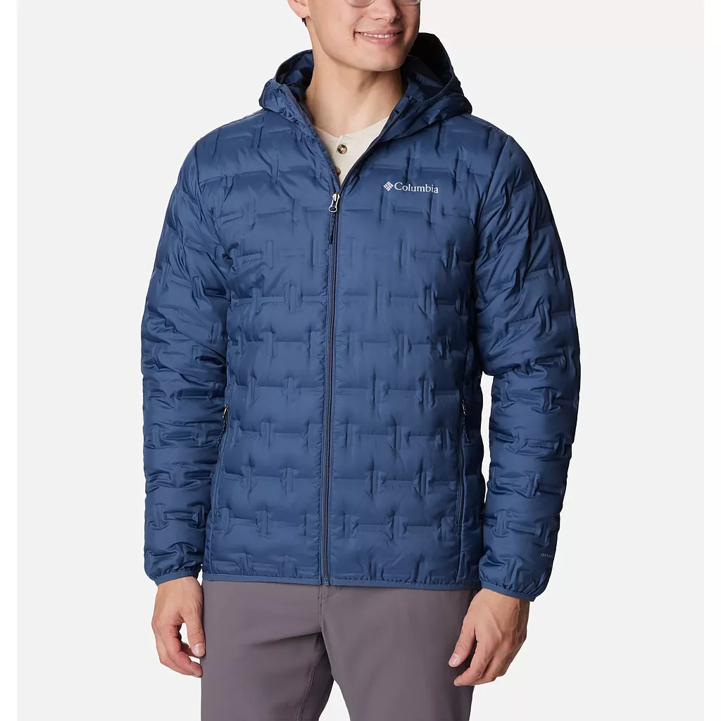 1875892-479 Куртка пухова чоловіча Delta Ridge™ Down Hooded Jacket синій - фото
