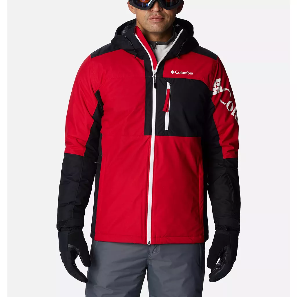 2011251-614 Куртка чоловіча гірськолижна Timberturner™ II Jacket червоний, чорний - фото