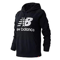 Толстовка New Balance Essentials Stacked Logo (WT03550BK)