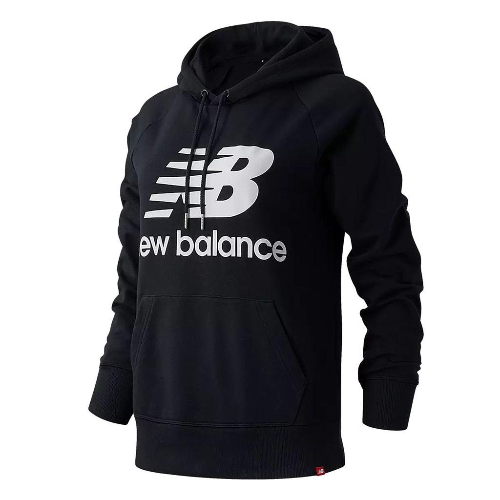 Толстовка NEW BALANCE Essentials Stacked Logo (WT03550BK) - фото