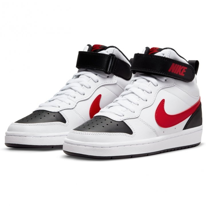 Кеди NIKE Court Borough Mid 2 Gs (CD7782110) - фото