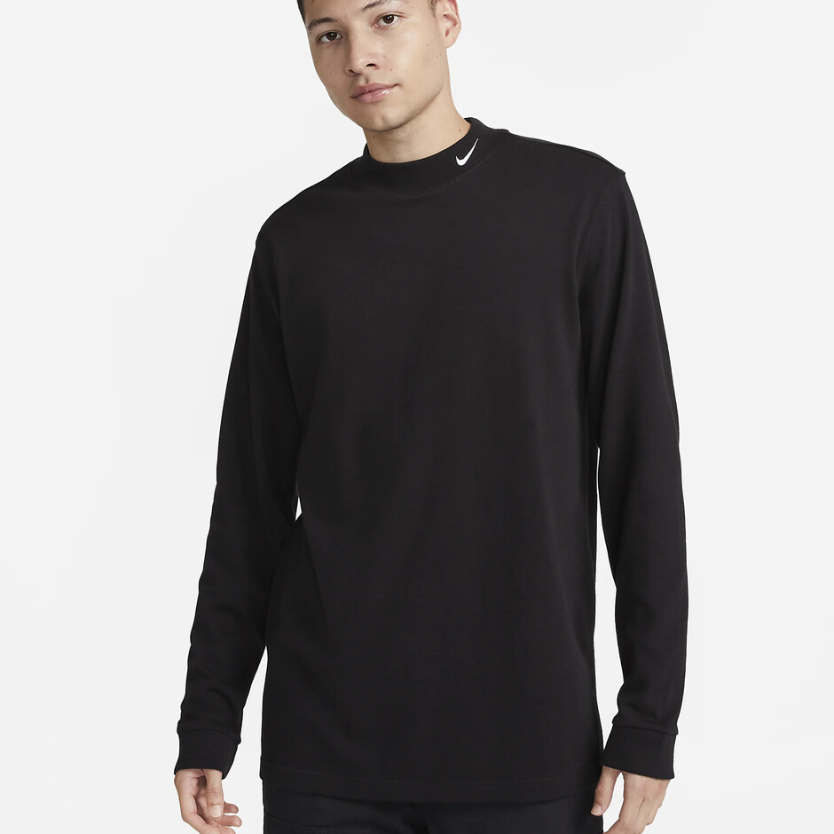 Толстовка NIKE M Nl Ls Mock Neck Shirt (DX5868010) - фото