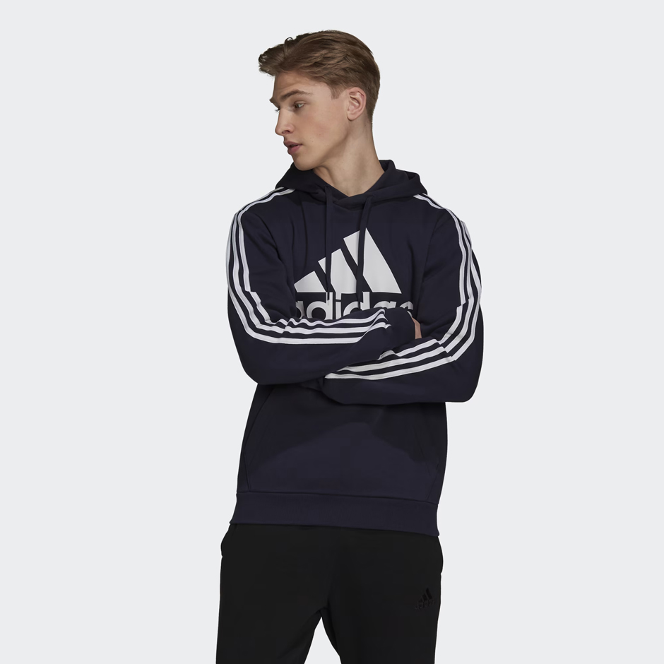 Толстовка ADIDAS Hoodie Box Logo 3S Fleece (H14642) - фото