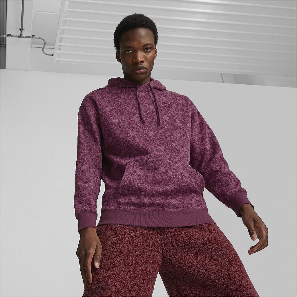 Толстовка Puma Classics Paisleyluxe Aop Hoodie Fl (62523222) - фото