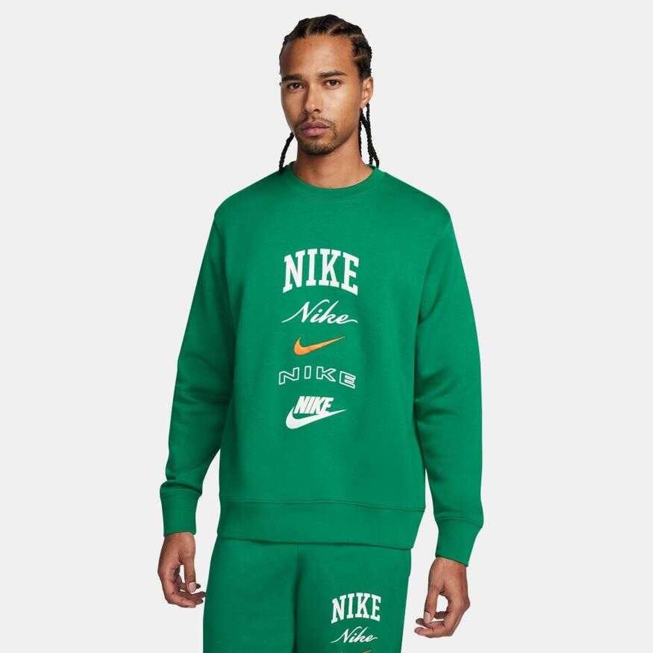 Толстовка Nike Club Fleece Long-Sleeve Crew-Neck (FN2610365) - фото