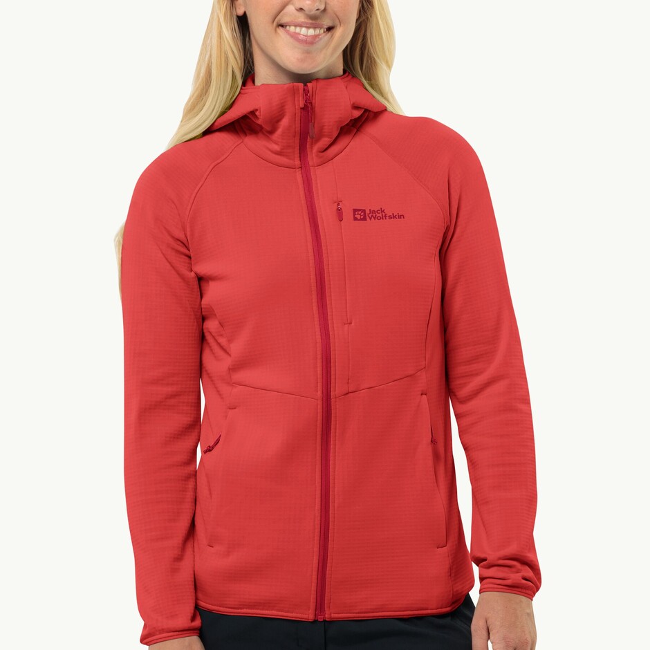 Толстовка Jack Wolfskin Kolbenberg Hooded Fz W (1711072_2720) - фото