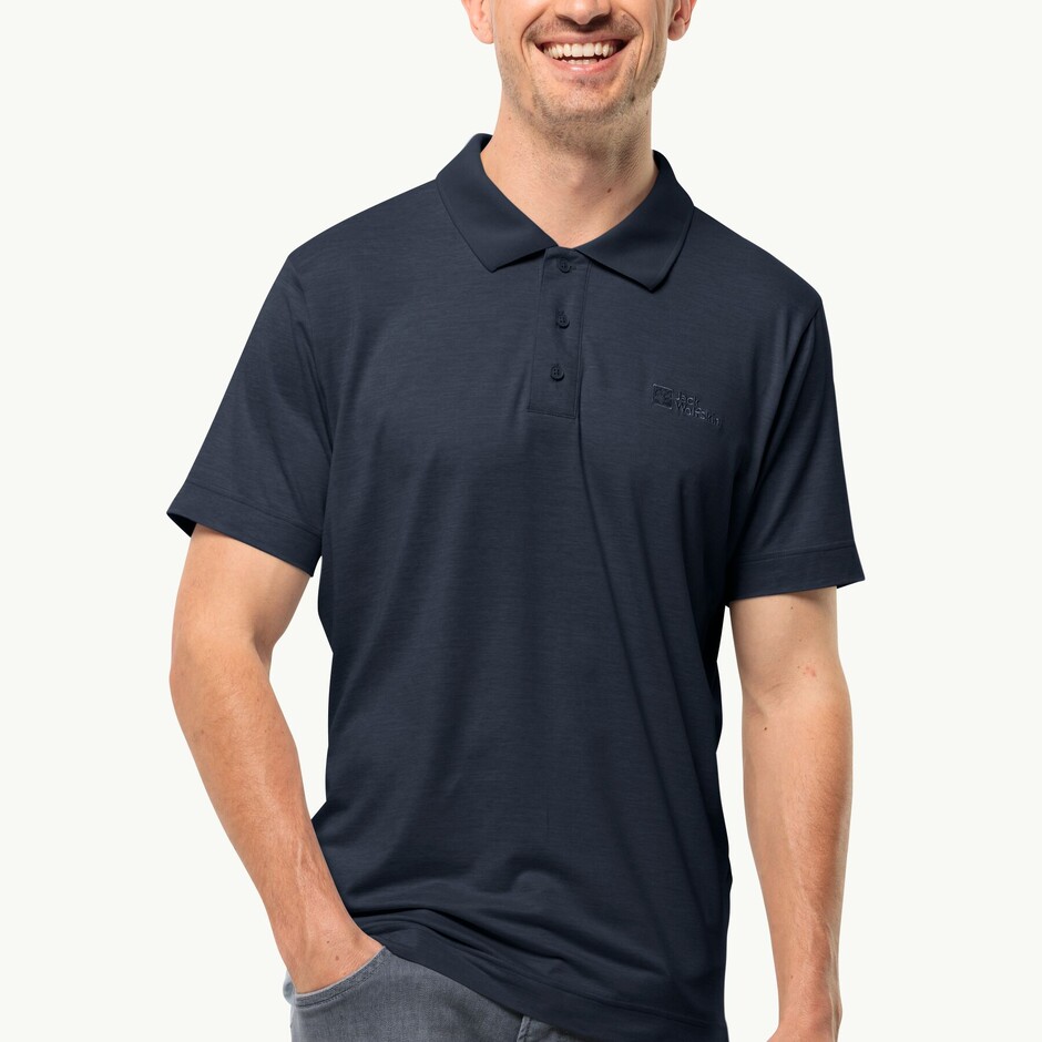 Поло Jack Wolfskin Travel Polo M (1809721_1010) - фото