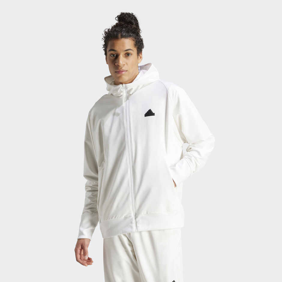 Толстовка ADIDAS M Z.N.E. Woven Full-Zip Hooded Track Top (IN1843) - фото