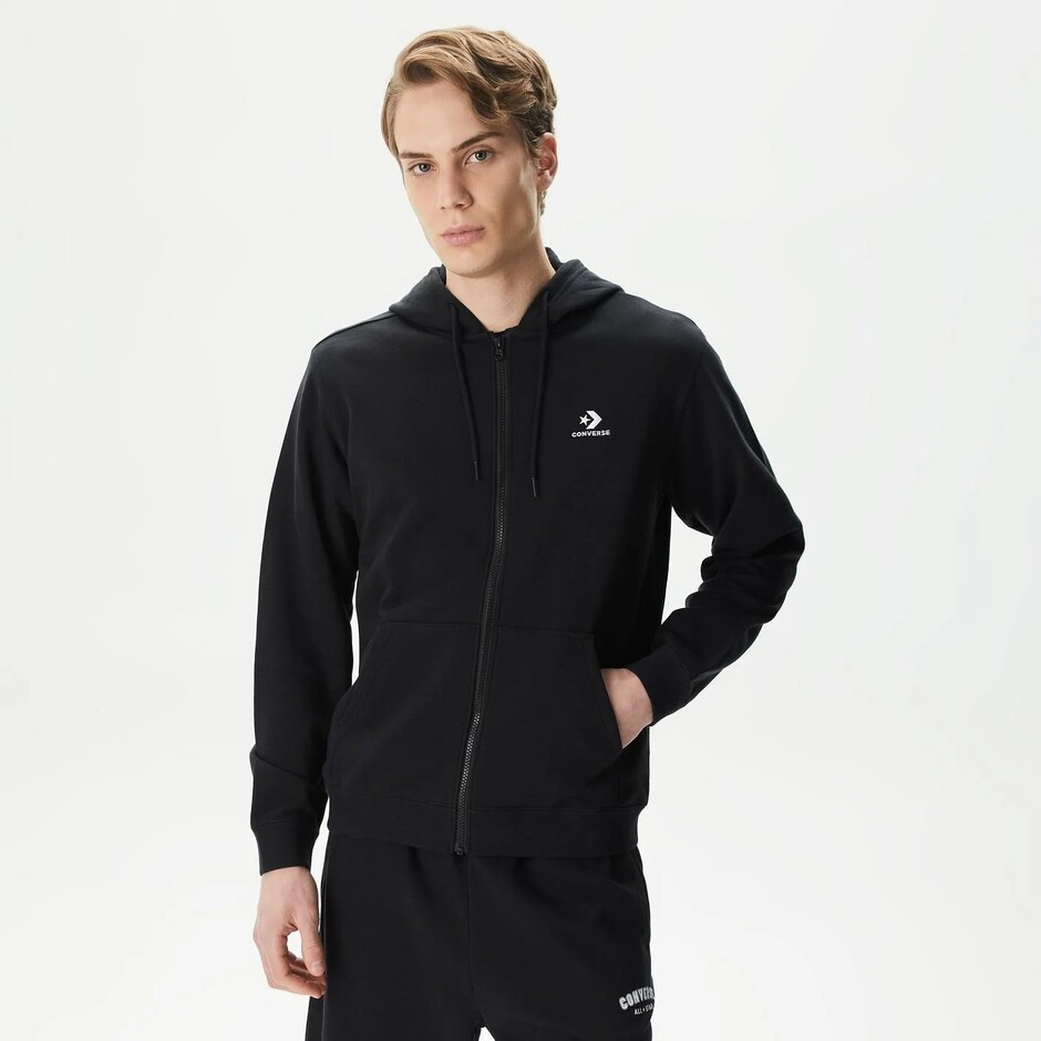 Толстовка Converse Go-To Embroidered Star Chevron Standard Fit Full-Zip Hoodie (10023871001) - фото