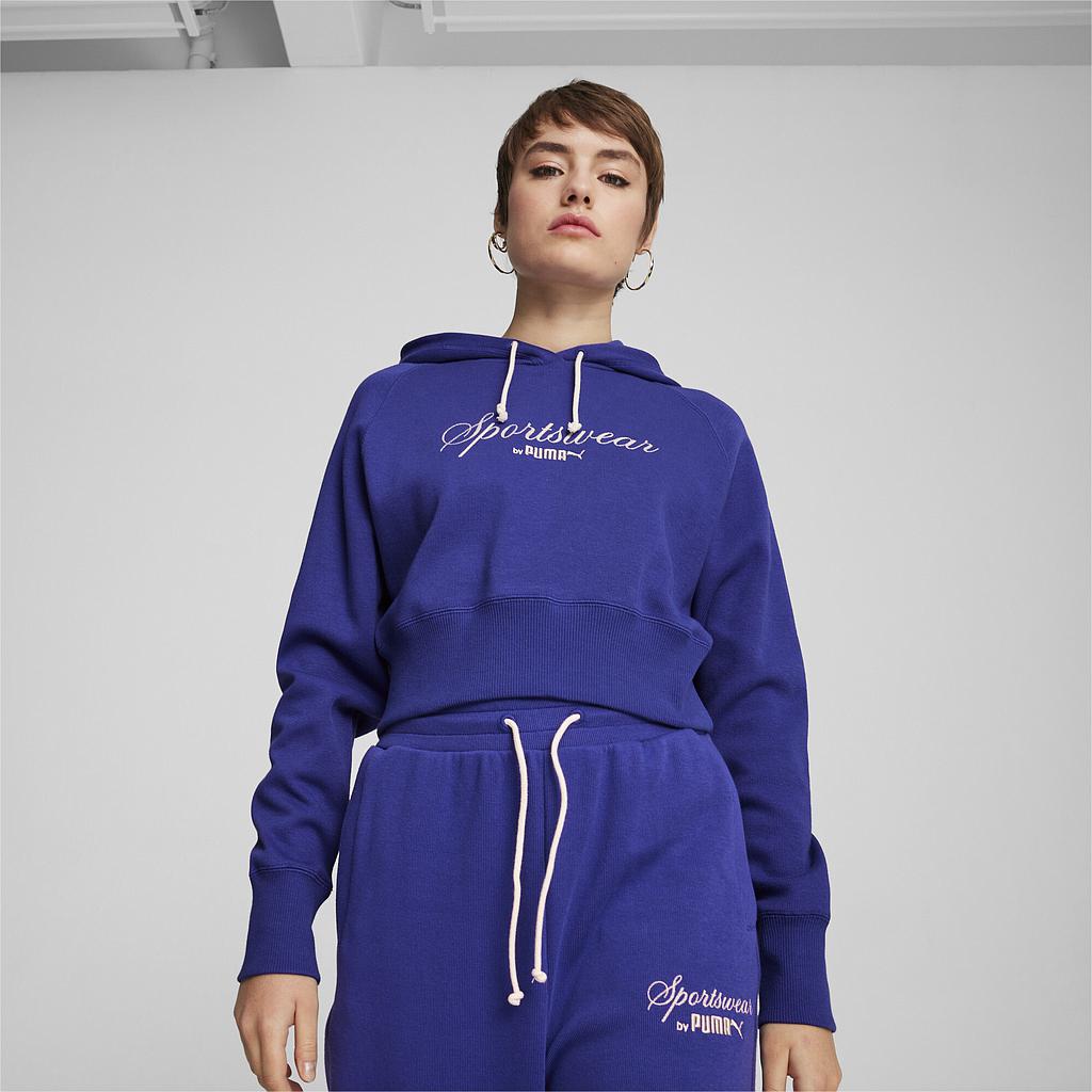 Толстовка Puma Classics+ Relaxed Cropped (62655927) - фото