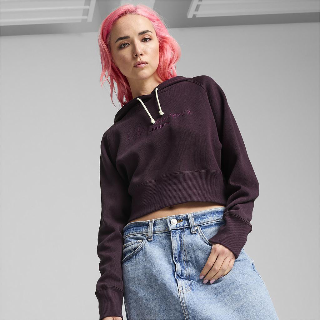 Толстовка Puma Classics+ Relaxed Cropped (62655944) - фото