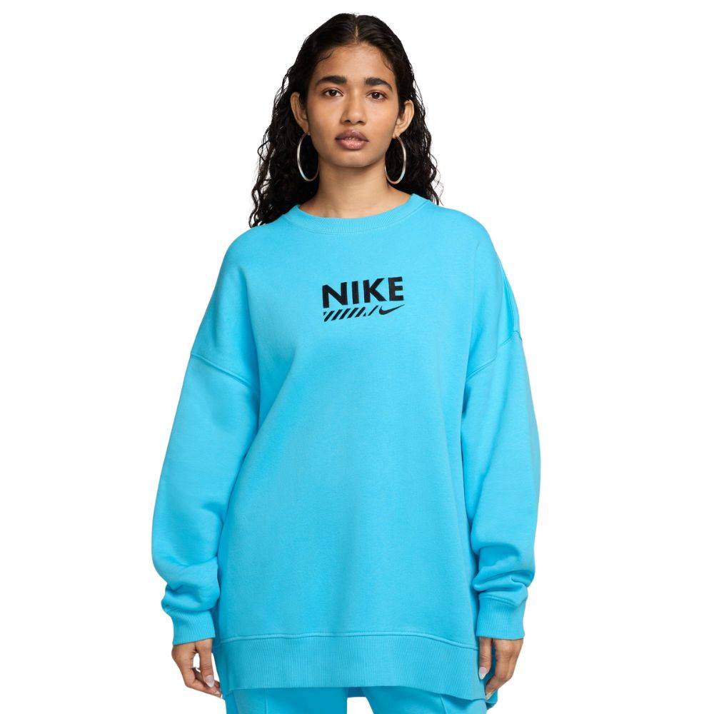 Толстовка W Nsw Oversized Fleece Crew-Neck Sweatshirt - фото