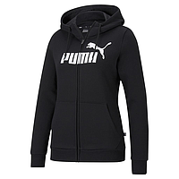 Толстовка Puma Ess Logo Full-Zip Hoodie Fl (58680601)
